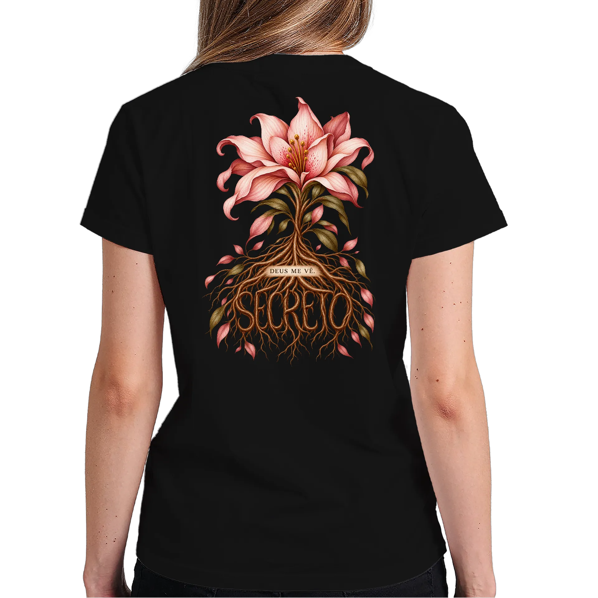 Camiseta Florescendo no secreto 100% Algodão de ericaxavier — imagem 4 de 5