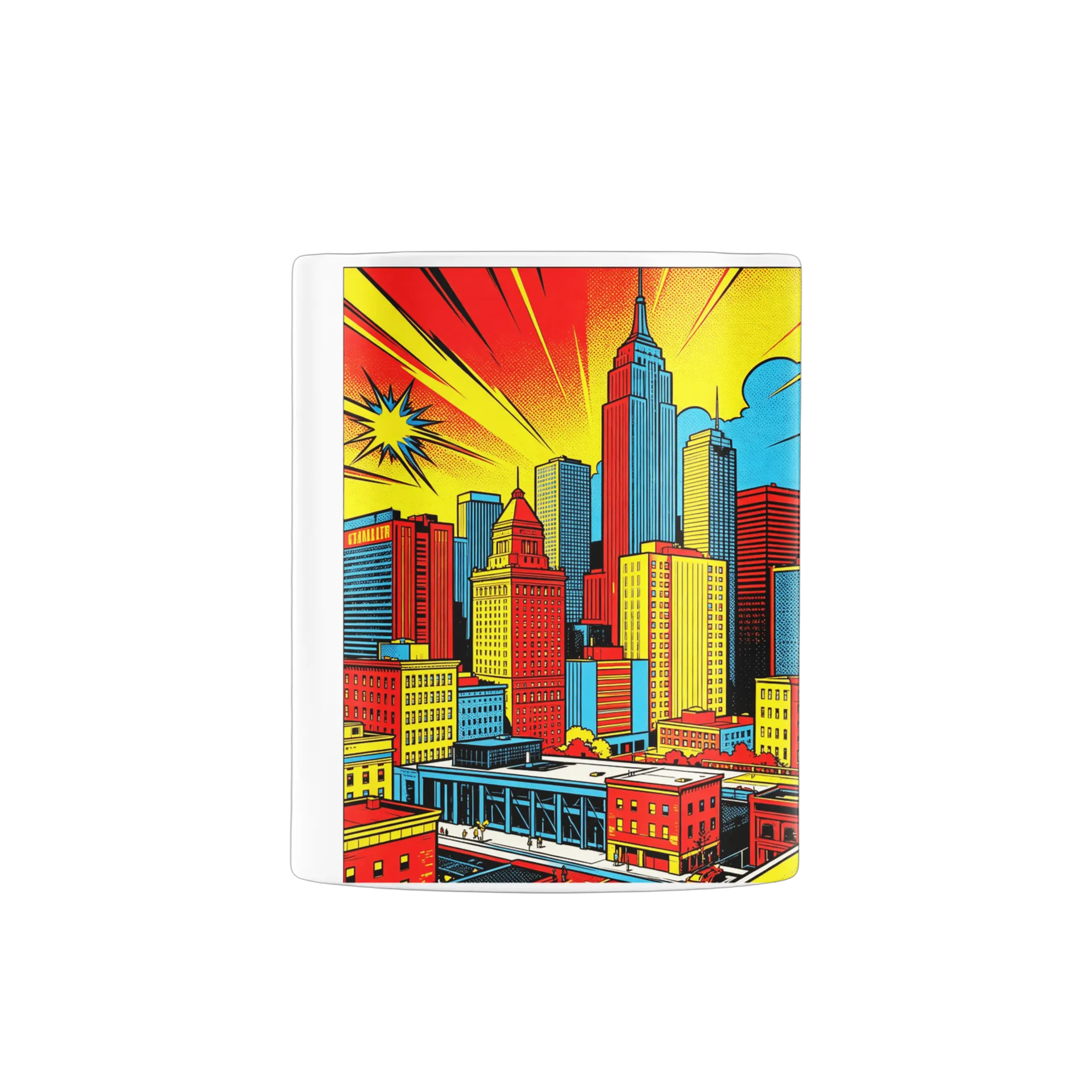 Caneca Porcelana Cidade Pop Art 325ml - Imagem 3