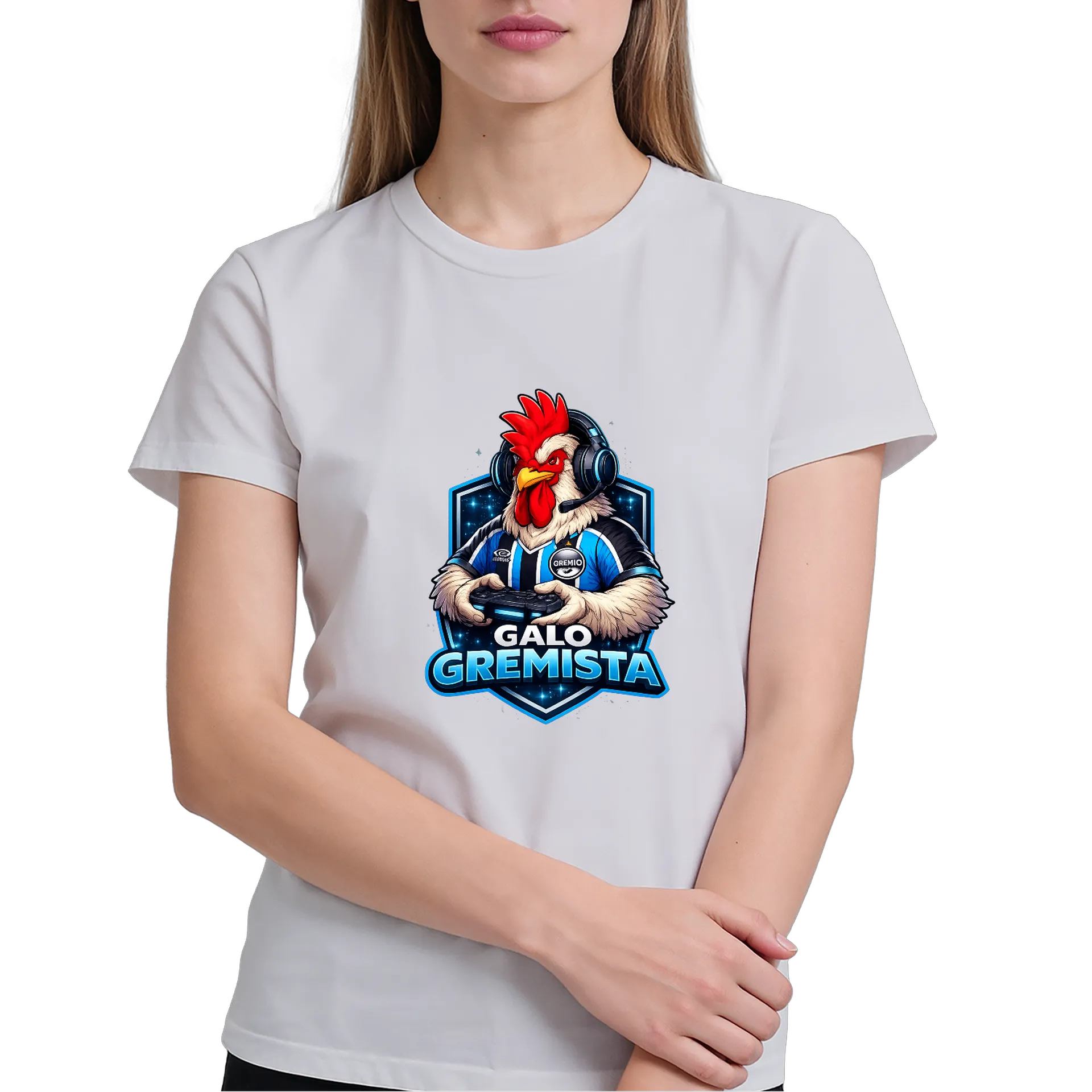 Camiseta basica Galo Gremista - Imagem 4
