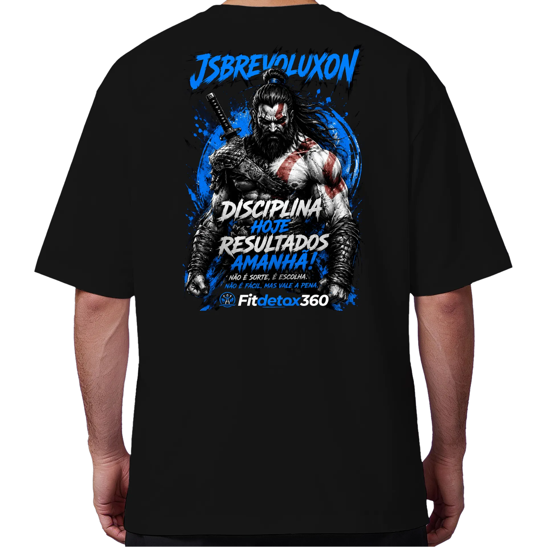 Camiseta Oversized JsbrevoluxonDisciplina & Foco Premium Tee - Imagem 6