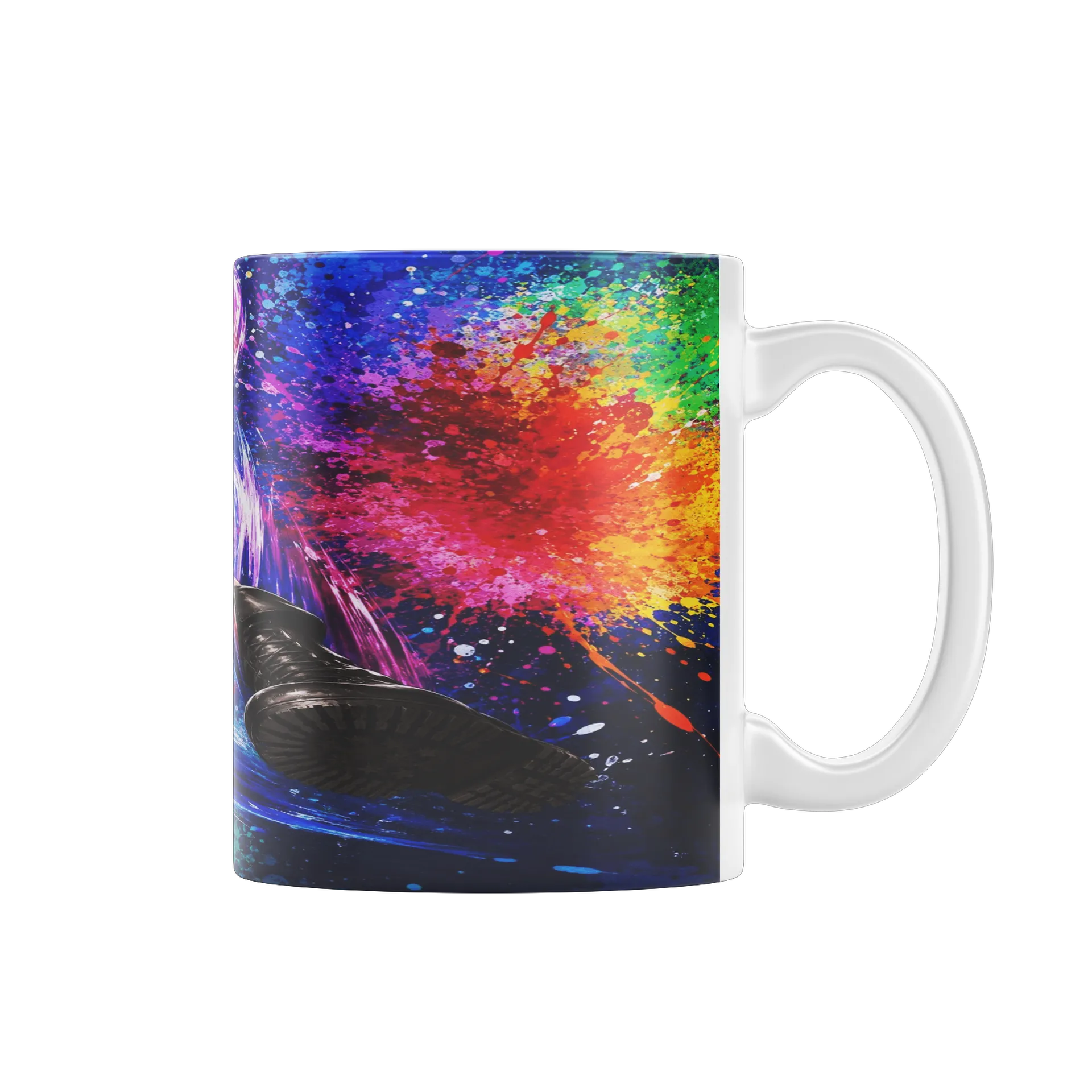Caneca Porcelana Personagem Estilo Arte Colorida 325ml de gnnewgame