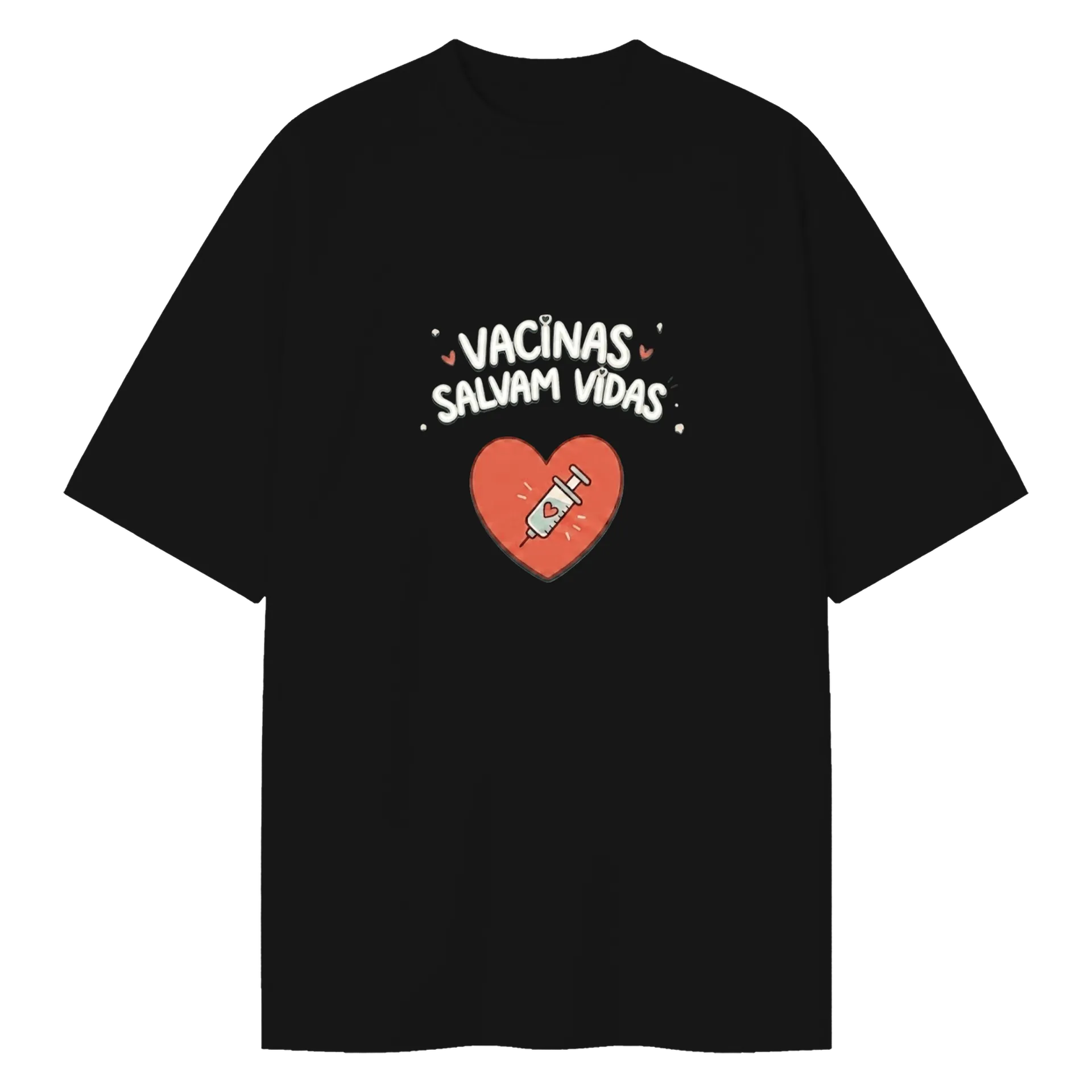 Camiseta Oversized vacina - Imagem 1
