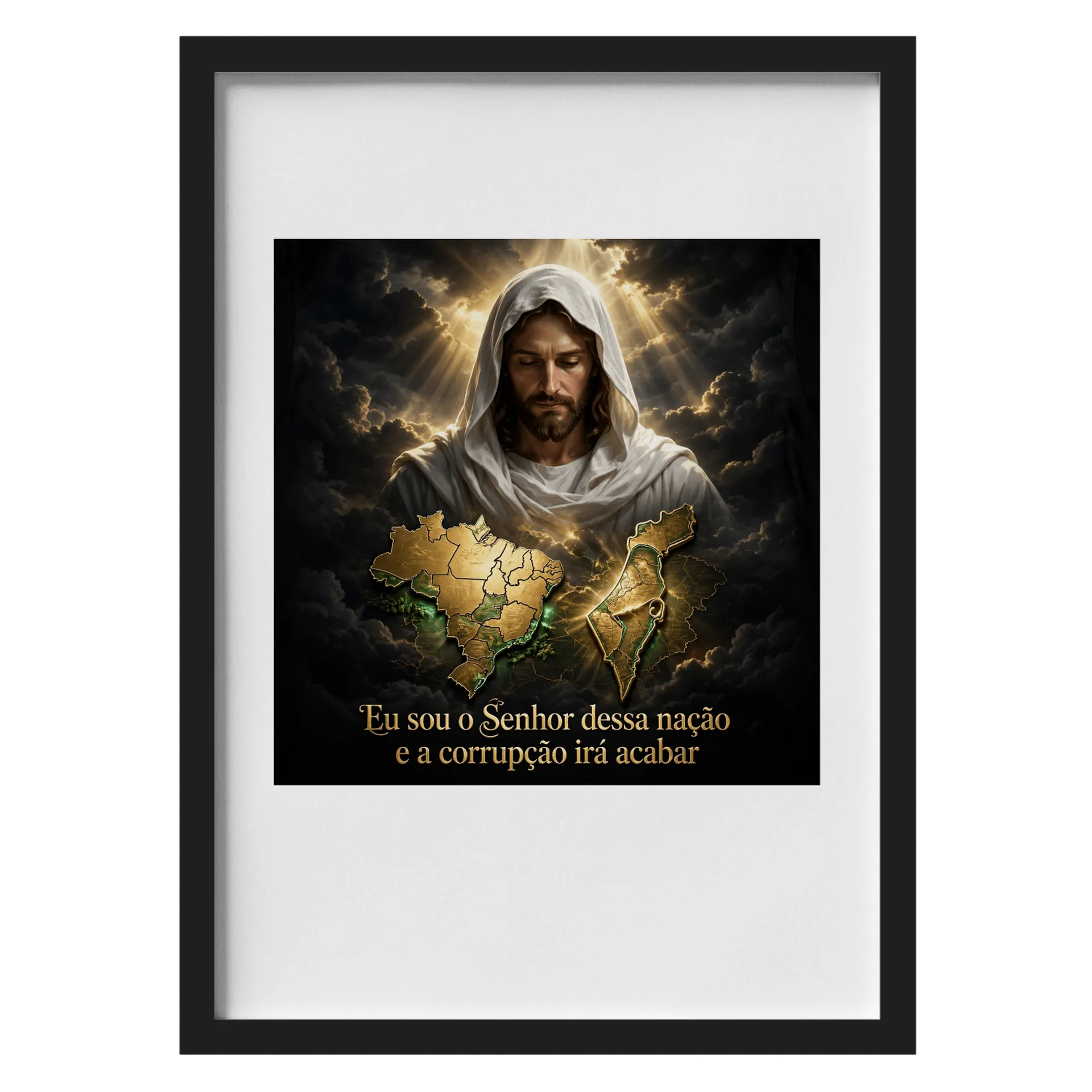Quadro A3 personalizado Com Vidro - Imagem 1