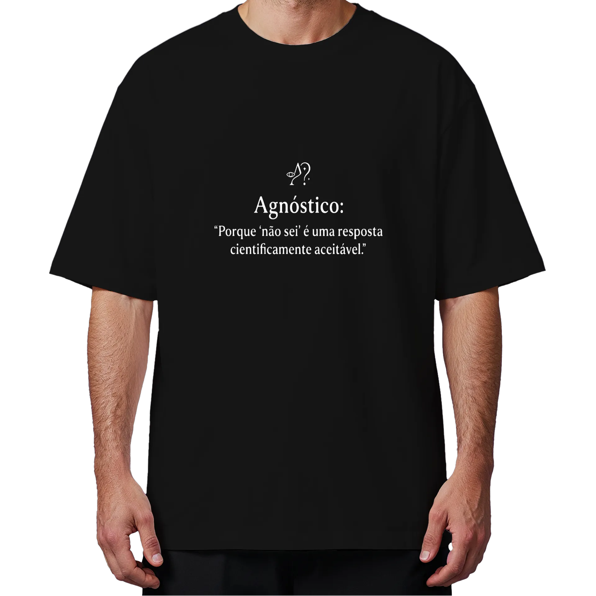 Camiseta Oversized agnostico - Imagem 4