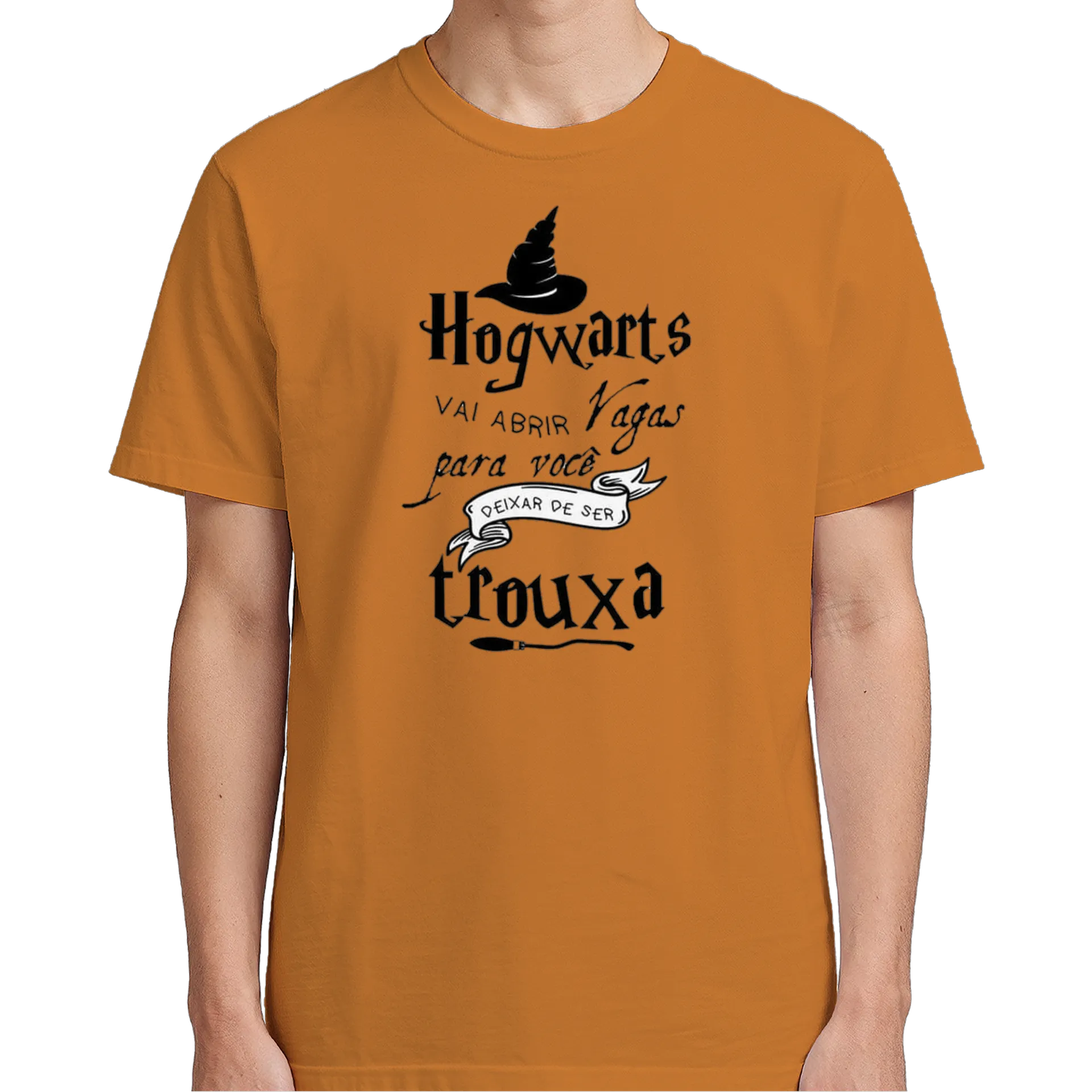 Camiseta Hogwarts Deixar de Ser Trouxa 100% Algodão - Imagem 5