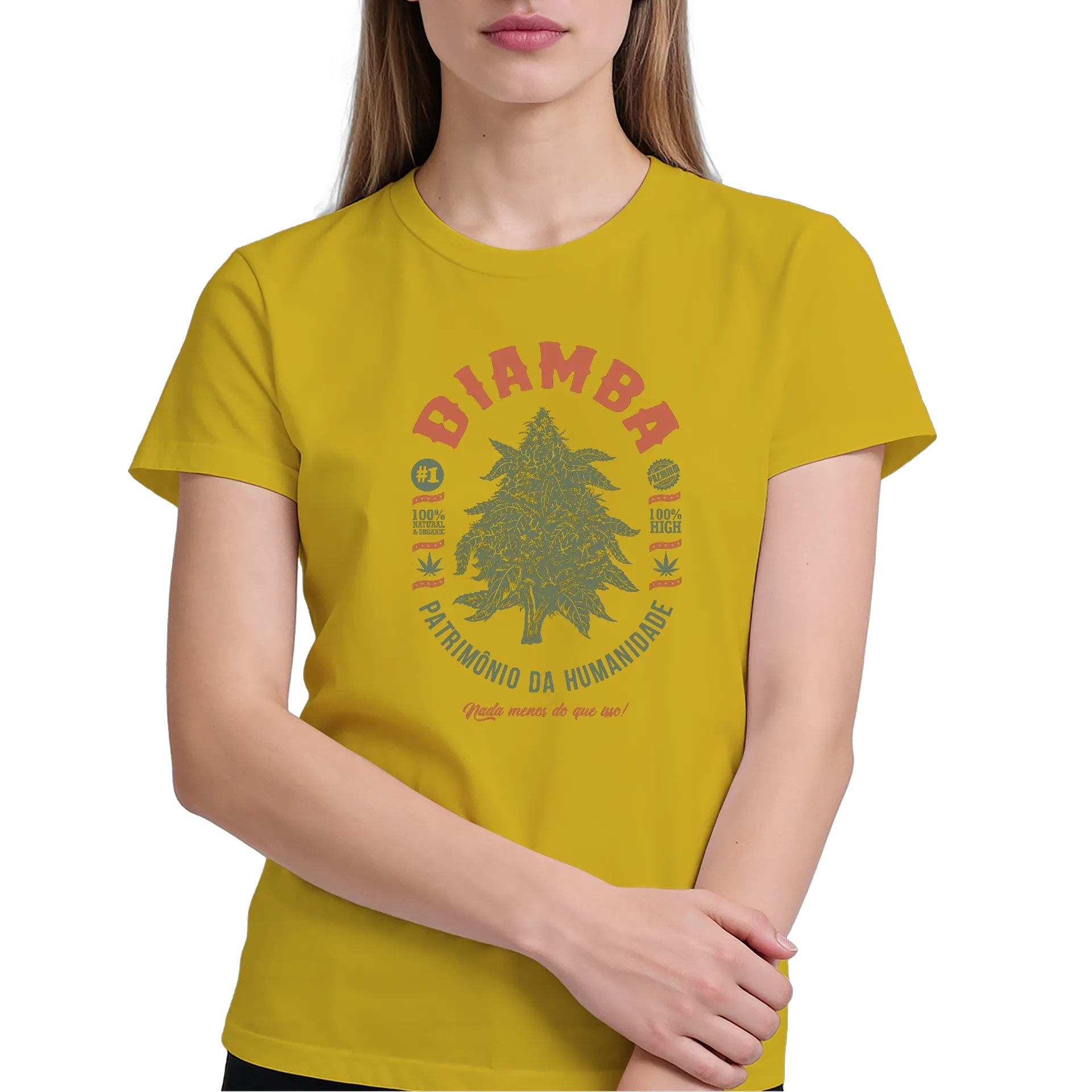 Camiseta Estampa Diamba Patrimônio da Humanidade 100% - Imagem 4