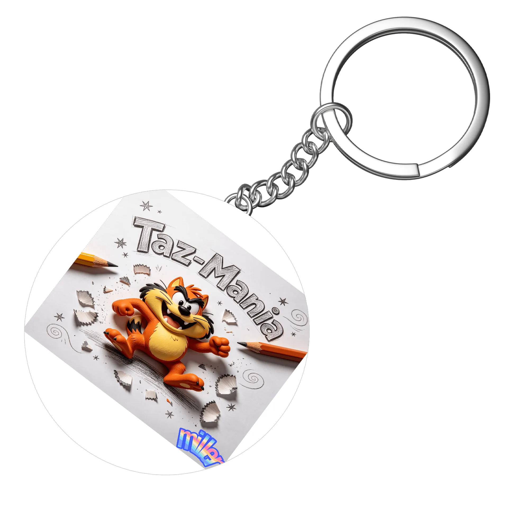 Chaveiro MDF Taz-Mania Personagem Cartoon - Imagem 4