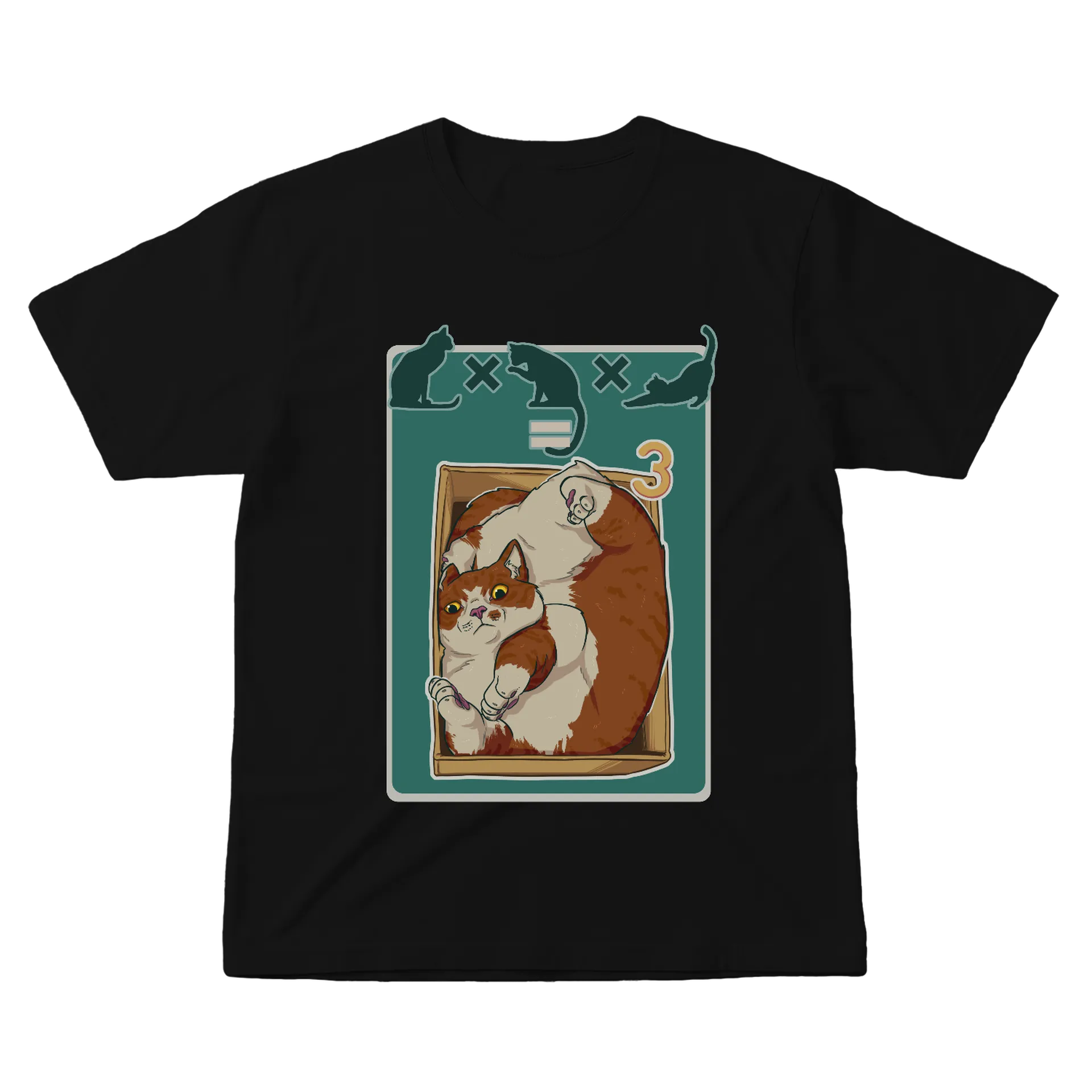 Camiseta Gato ao Cubo - Imagem 1