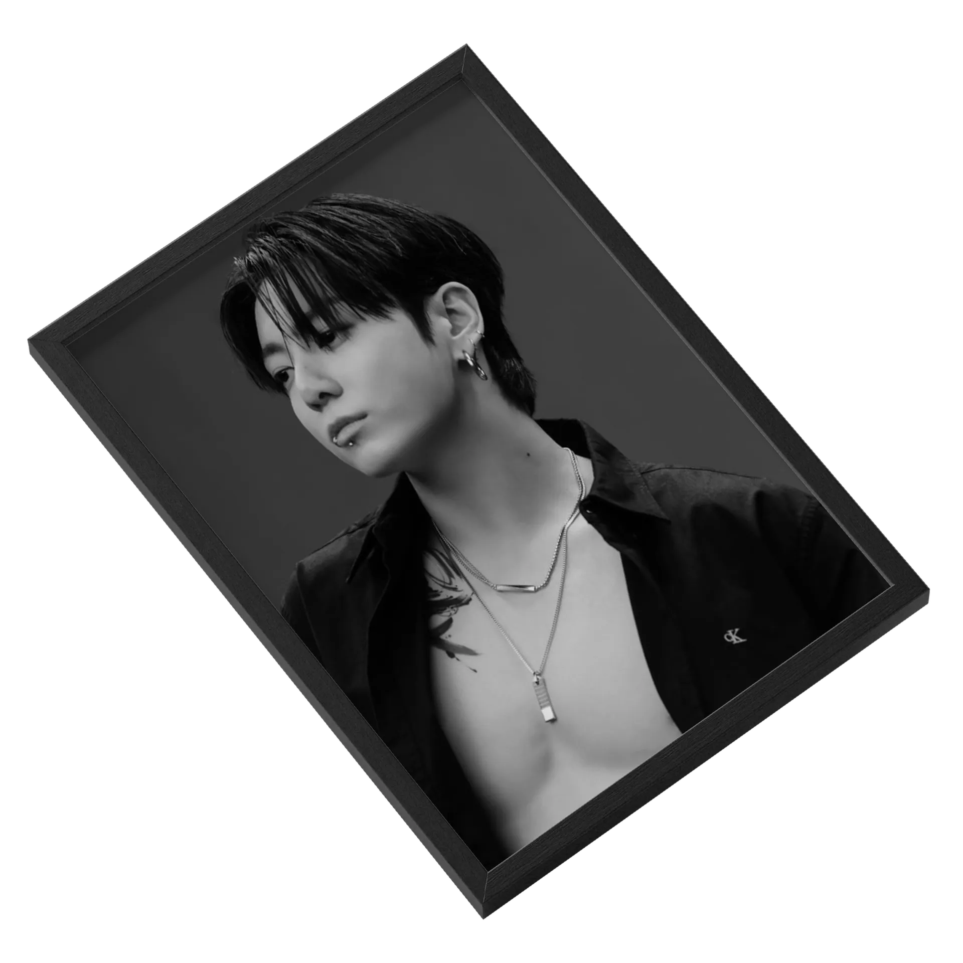 Quadro A3 personalizado Com Vidro JungKook Bts de Suelen — imagem 2 de 3