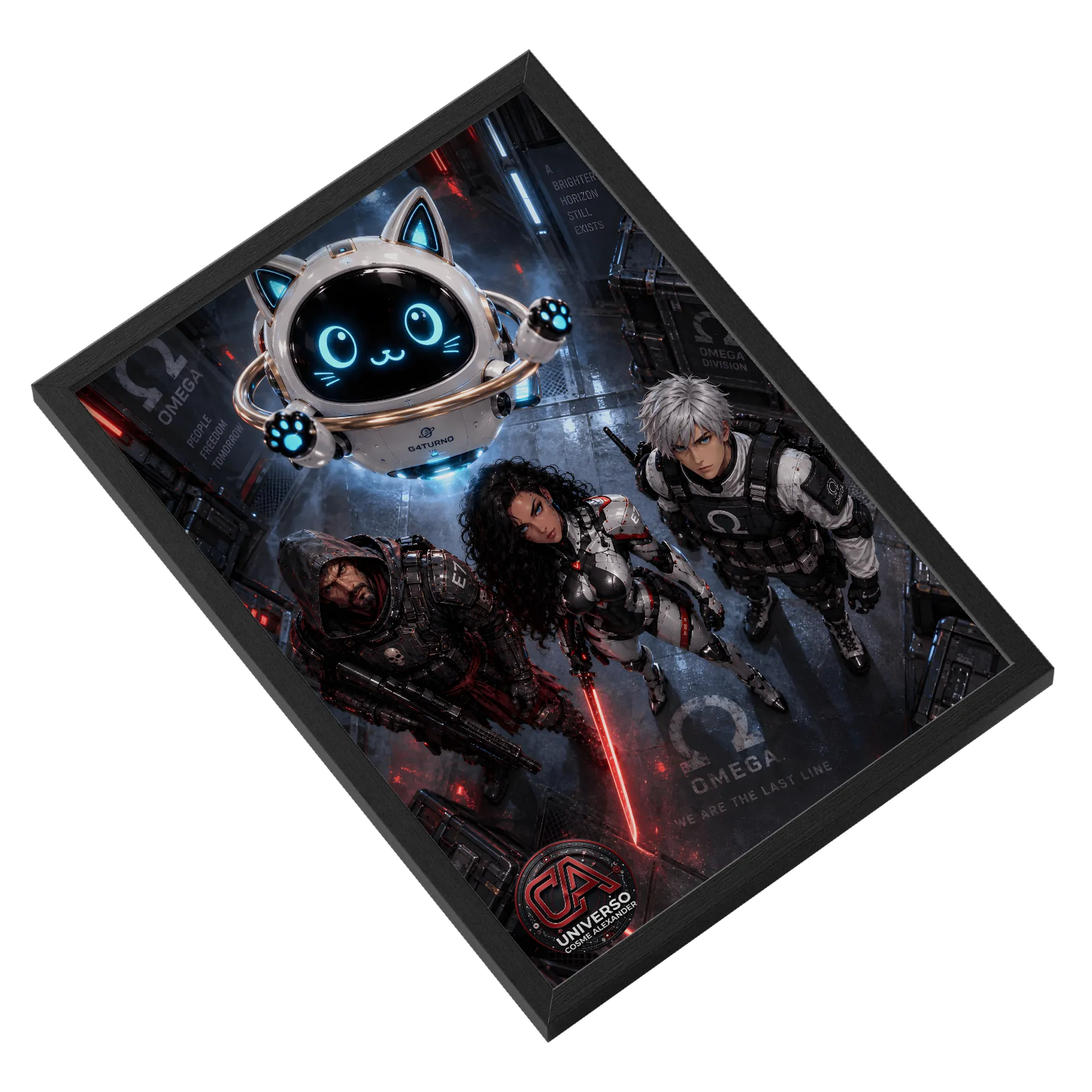 Quadro A3 personalizado Com Vidro - Imagem 2