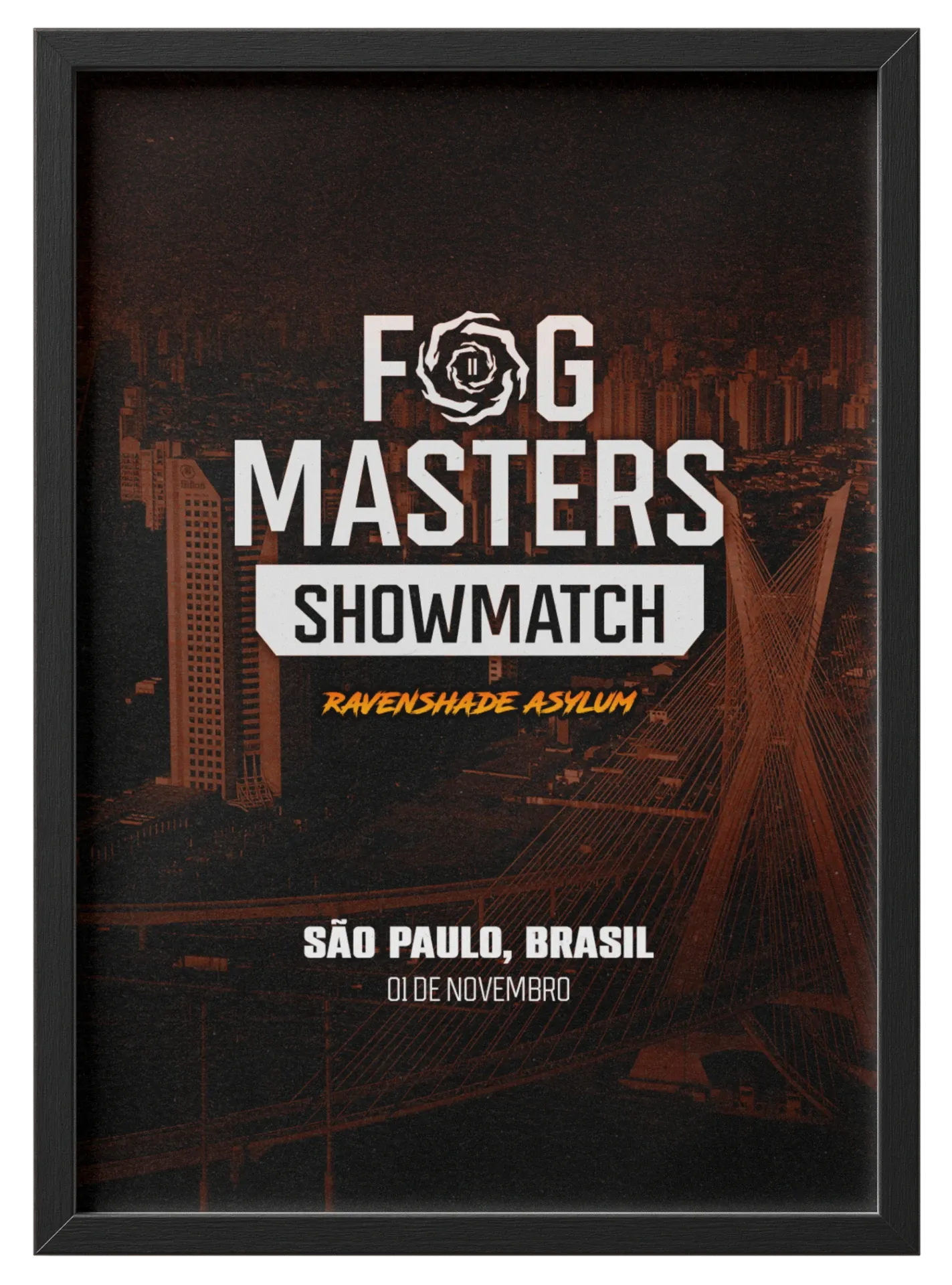 Pôster Fog Masters Showmatch Tamanho A3 de Fog Masters DBD
