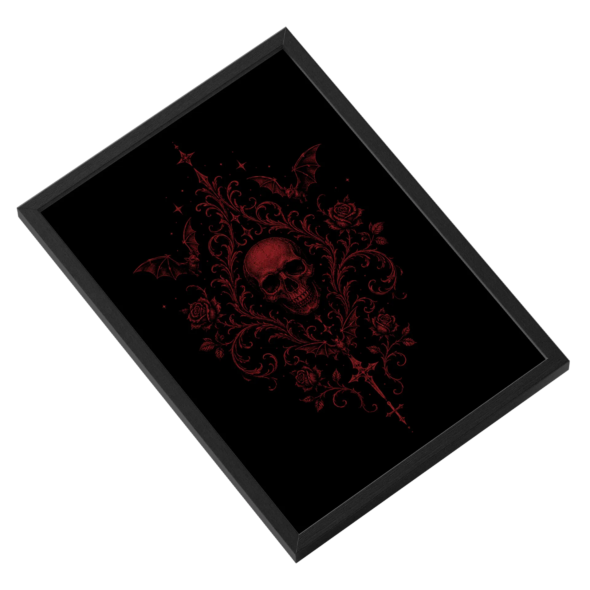Quadro Dark Skull de Abby — imagem 2 de 3