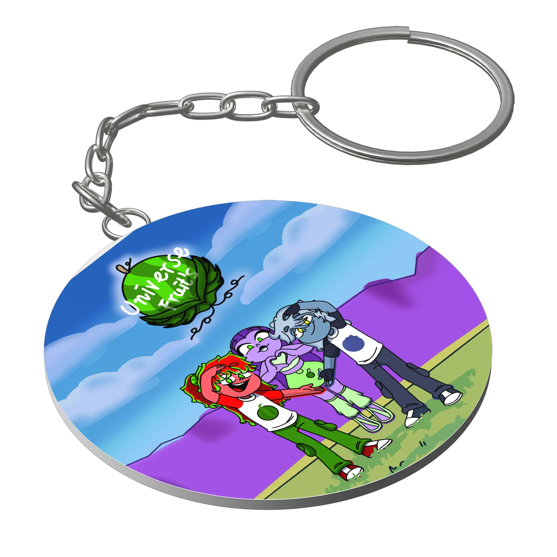 Chaveiro personalizado de Universe fruit's