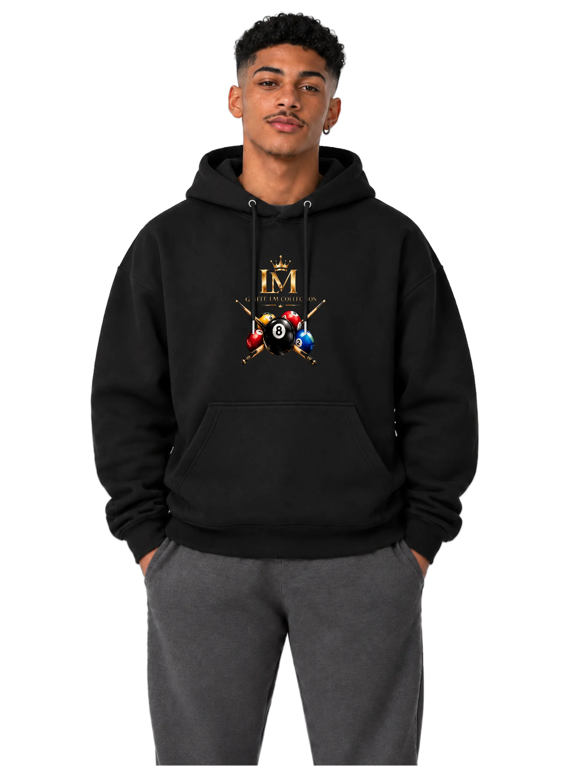 Blusa Moletom Sinuca Griff LM Collection com - Imagem 3