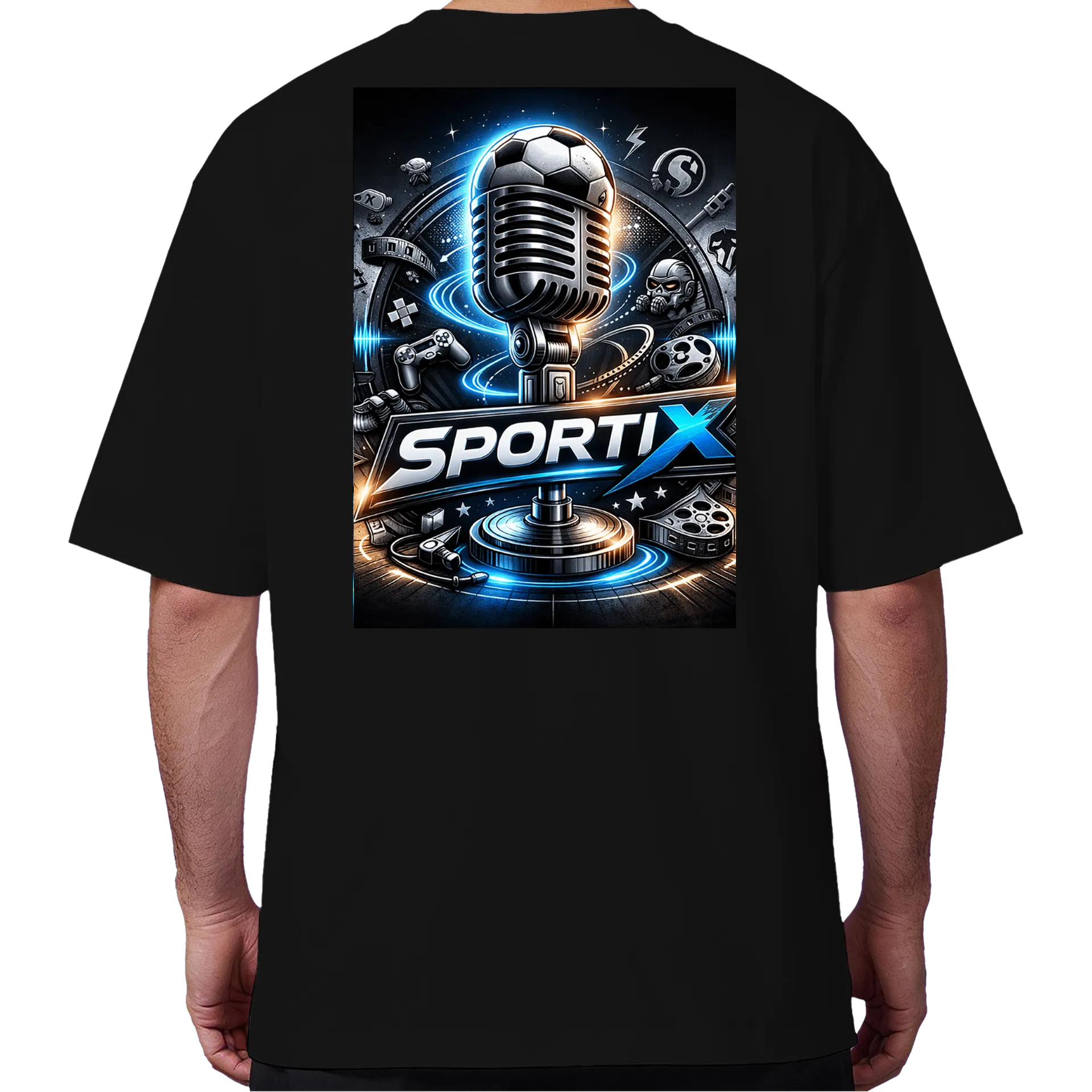 Camiseta Oversized O Microfone "Old School" - Imagem 6