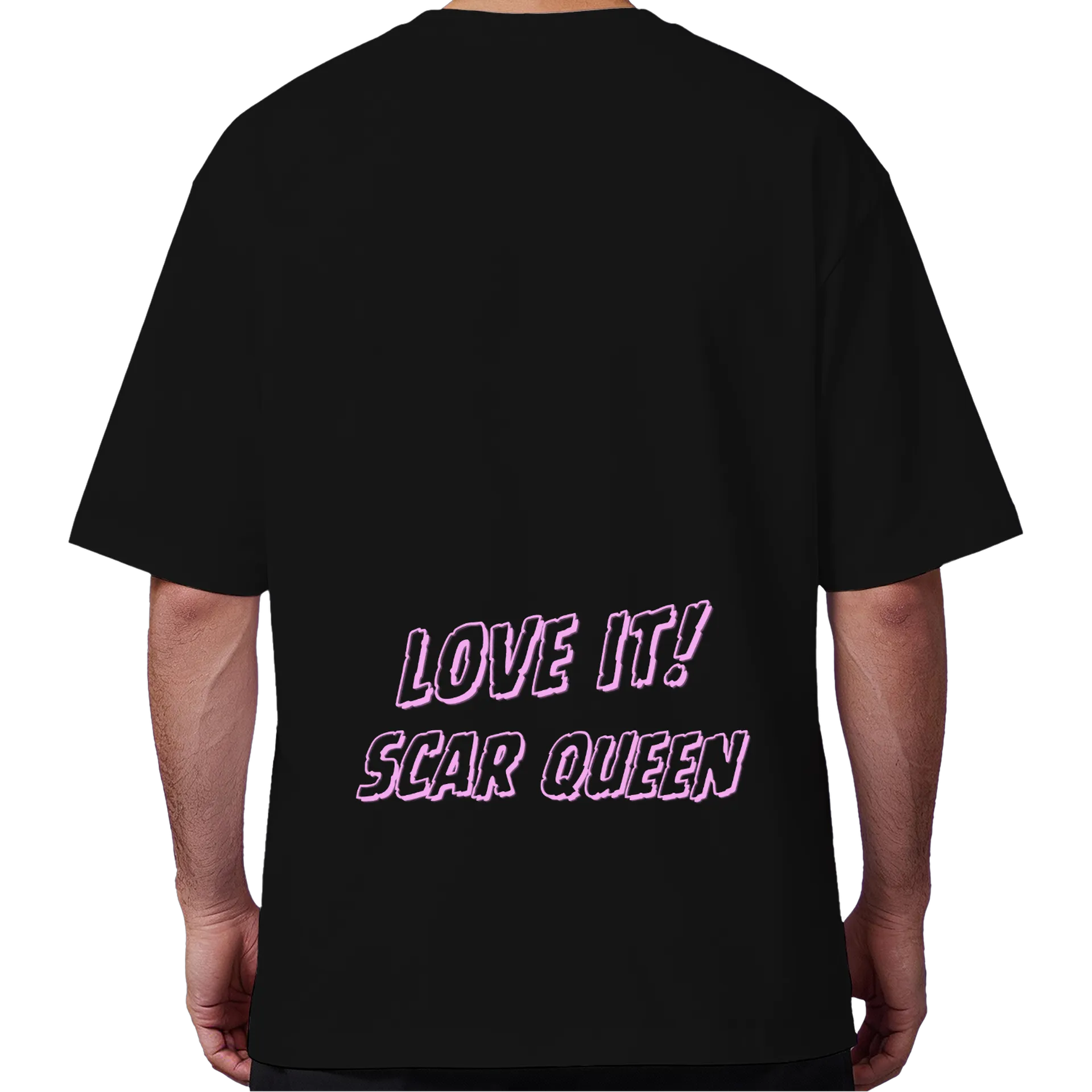 Camiseta Oversized Dragão Vermelho 100% Algodão de Scarllett Queen — imagem 6 de 6