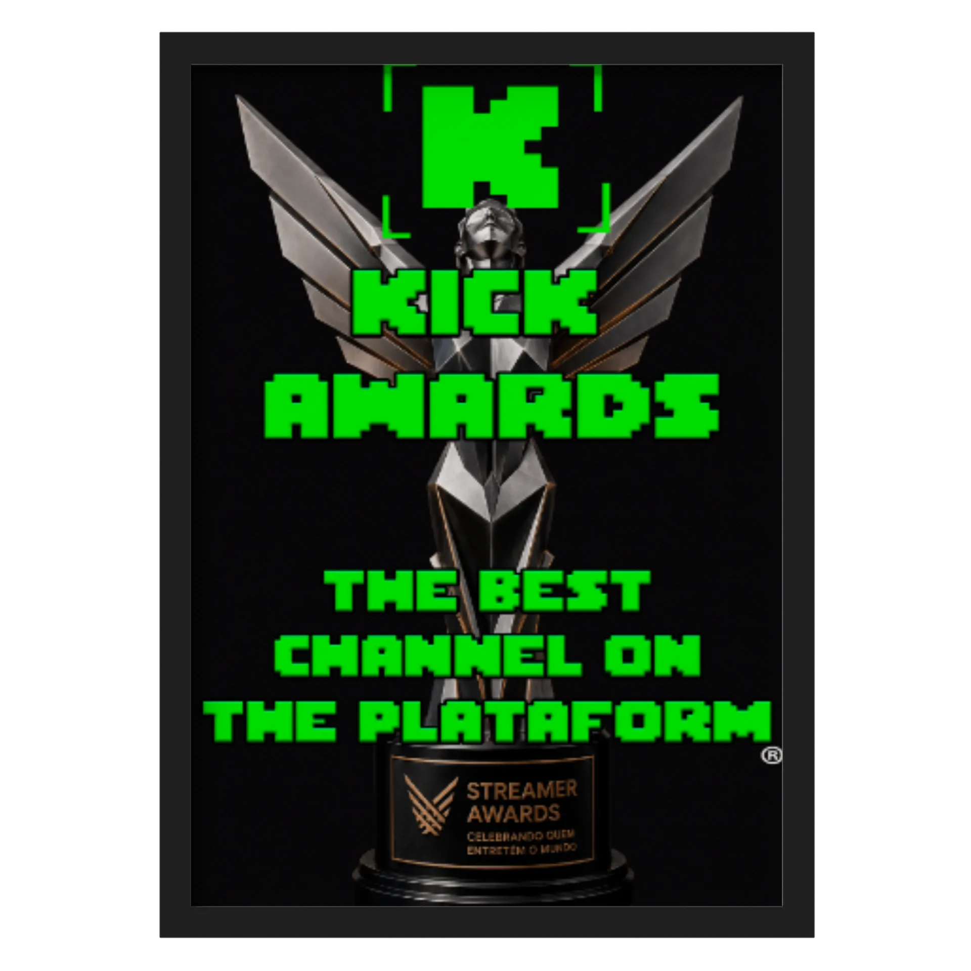 Quadro A3 THE BEST CHANNEL - Imagem 1