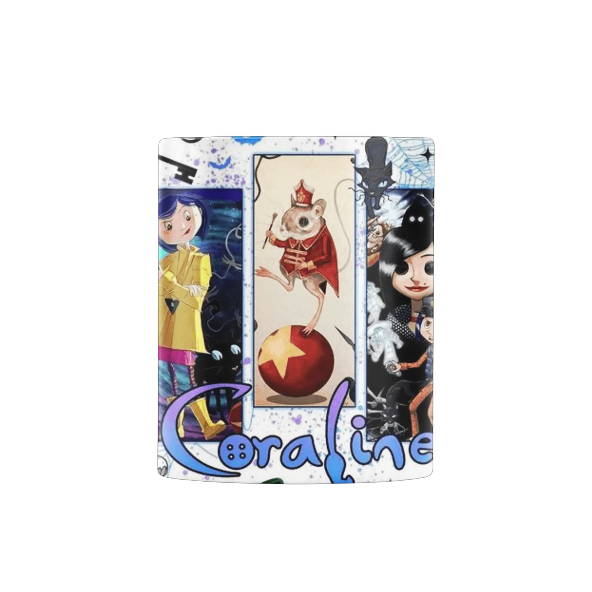 Caneca Coraline em Estilo Cartoon 325ml de Cuppira — imagem 2 de 4