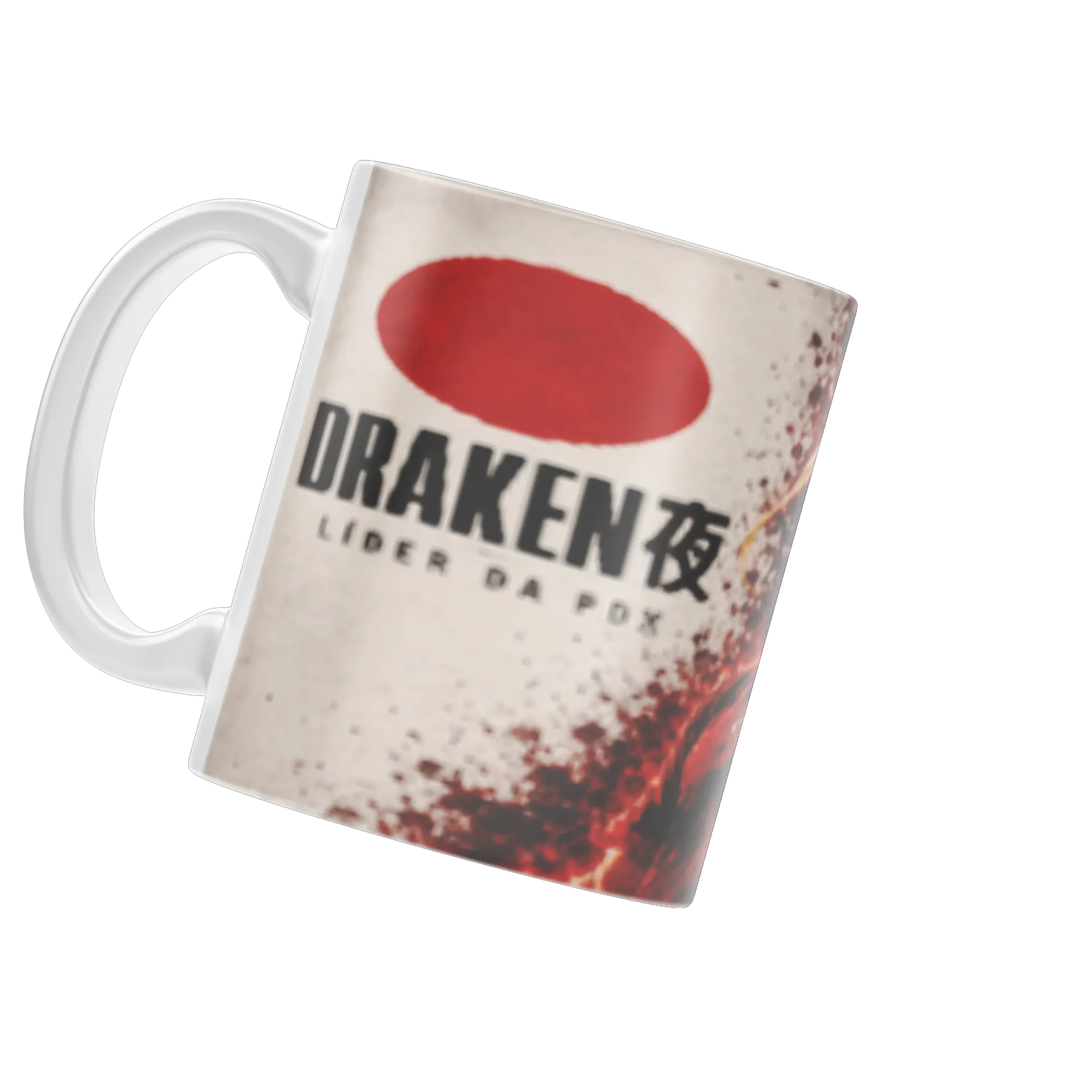 Caneca Porcelana Draken Líder da Pox 325ml de Draken BR
