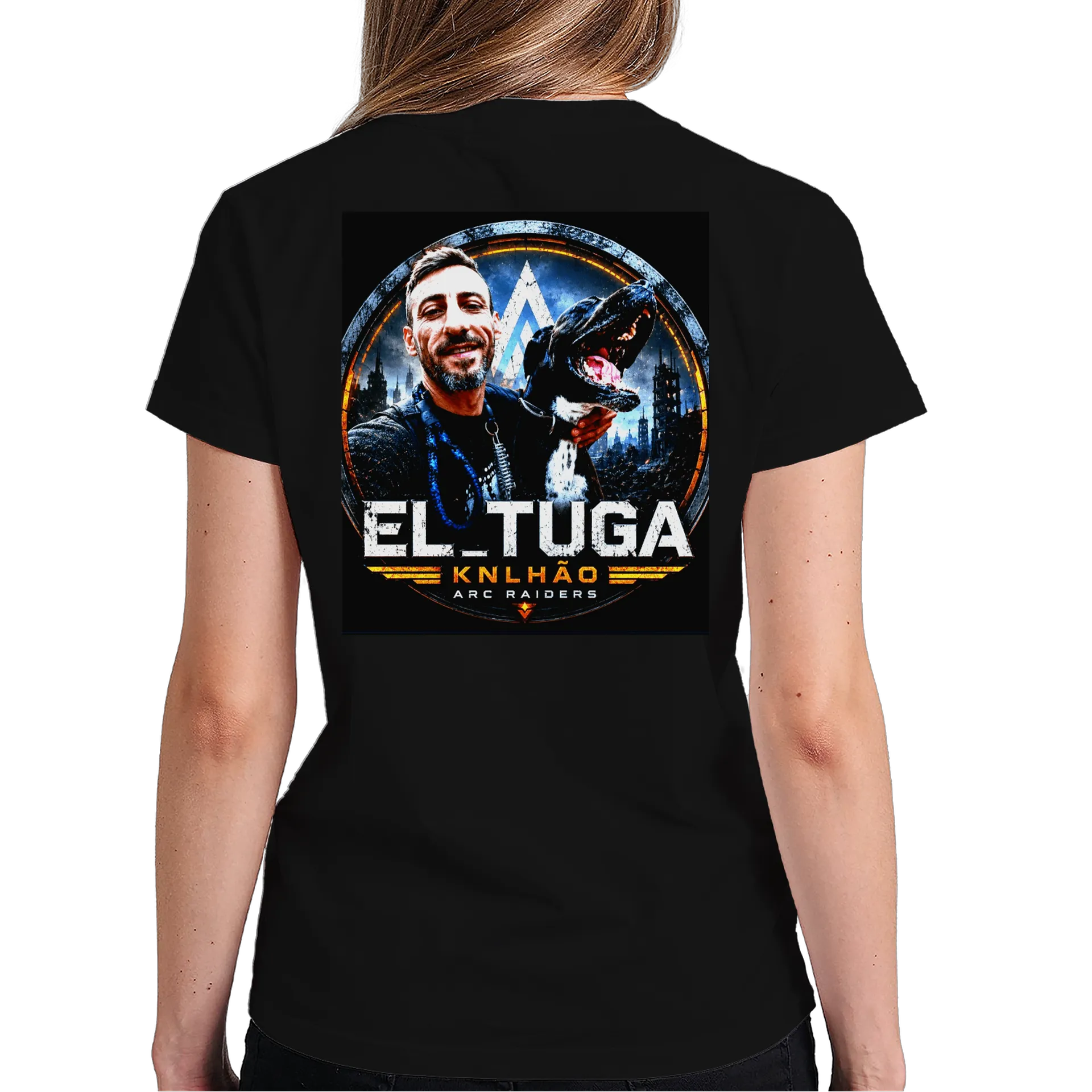 Camiseta Unissex Dragão Laranja 100% Algodão - Imagem 5