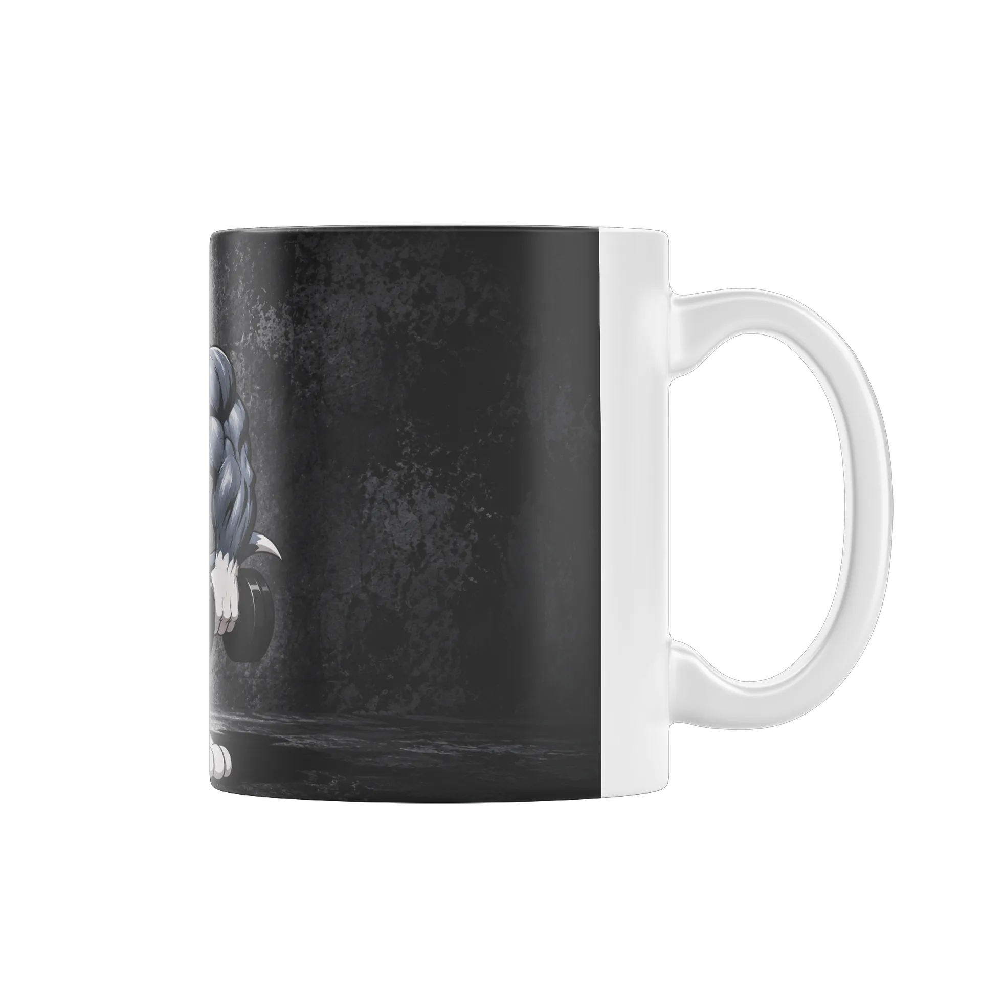 Caneca Tom Musculoso Halteres Cartoon 325ml - Imagem 1