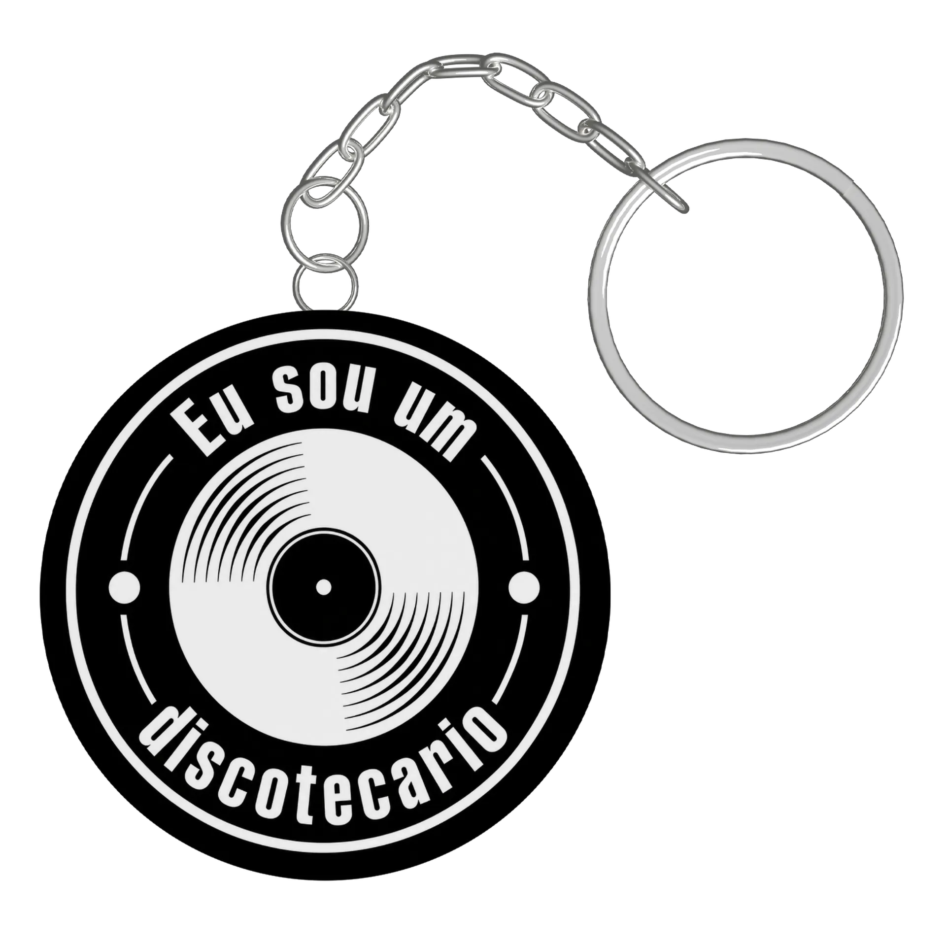 Chaveiro "Eu sou um Discotecário" - Imagem 3