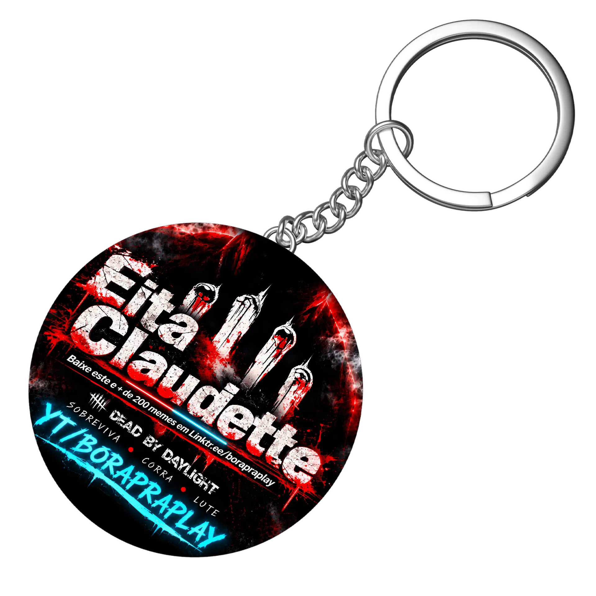 Eita Claudette Chaveiro personalizado de BoraPraPlay — imagem 3 de 3