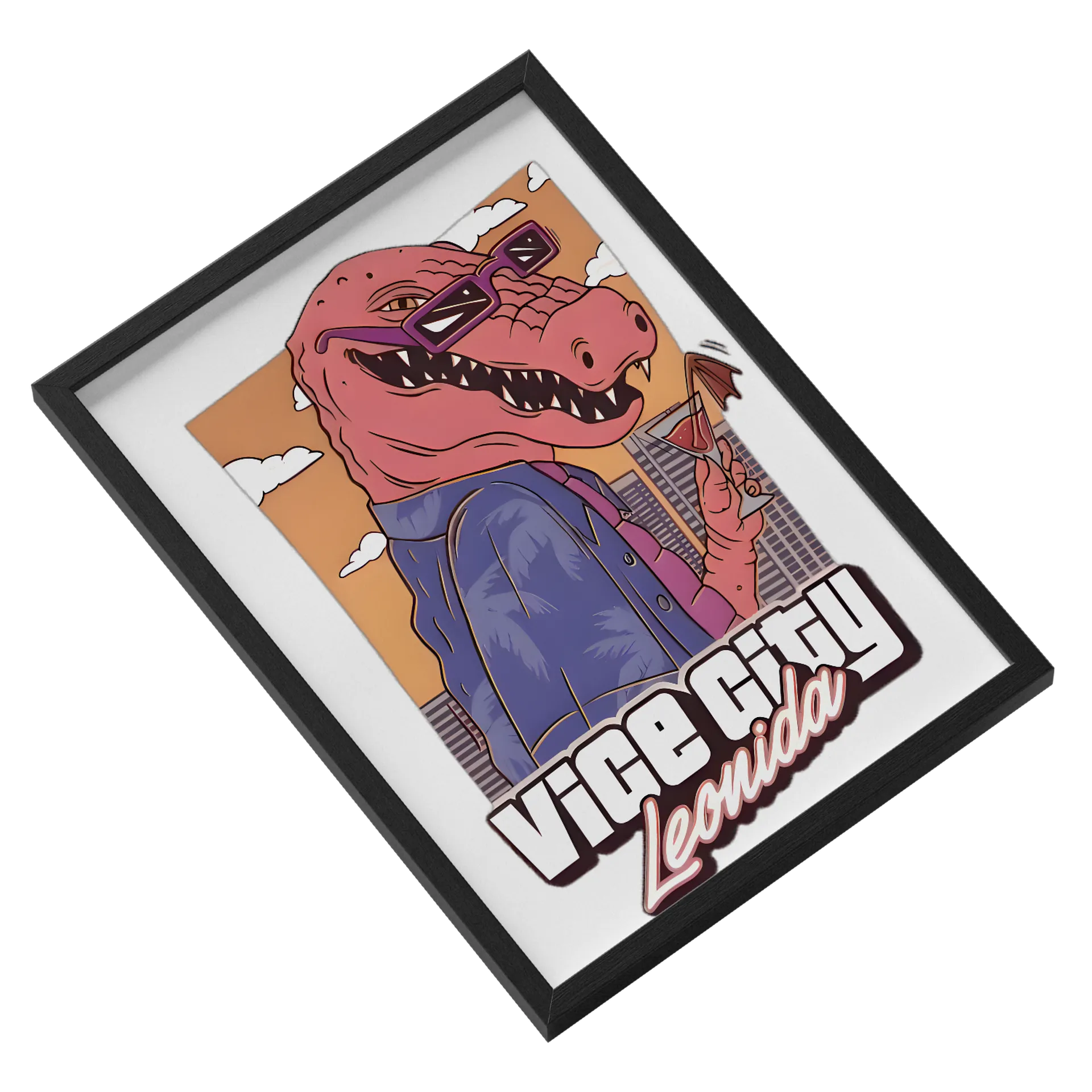 Quadro VIce City Glass - Imagem 2