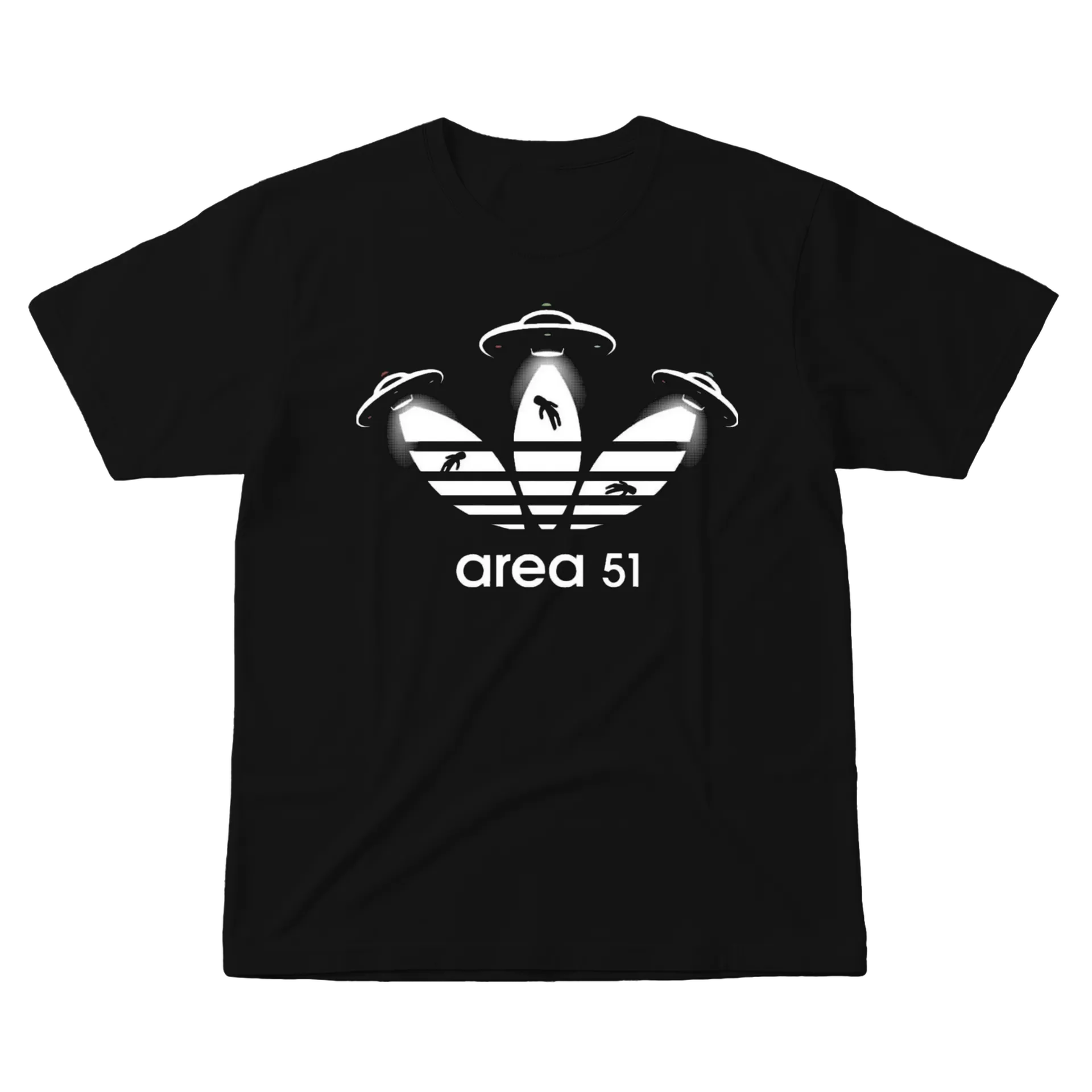 Camiseta Área 51 Estampa UFO 100% Algodão - Imagem 1
