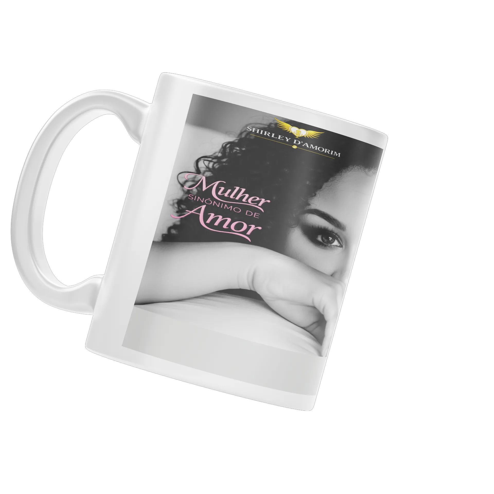 Caneca Porcelana Mulher Síndromo de Amor 325ml - Imagem 4