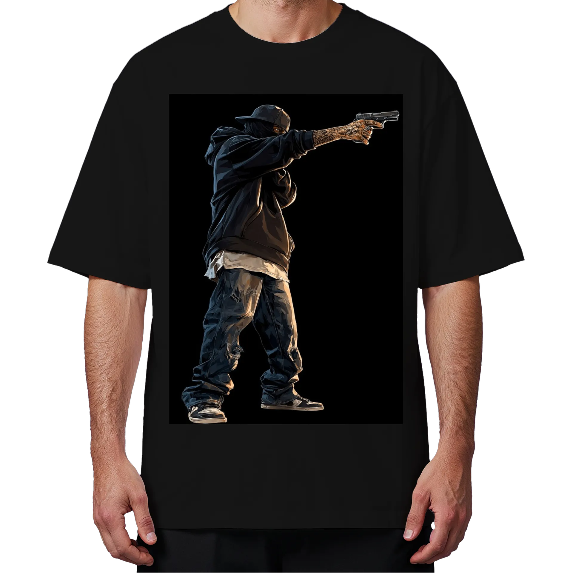 Camiseta Oversized de Kreyòl Style — imagem 4 de 6