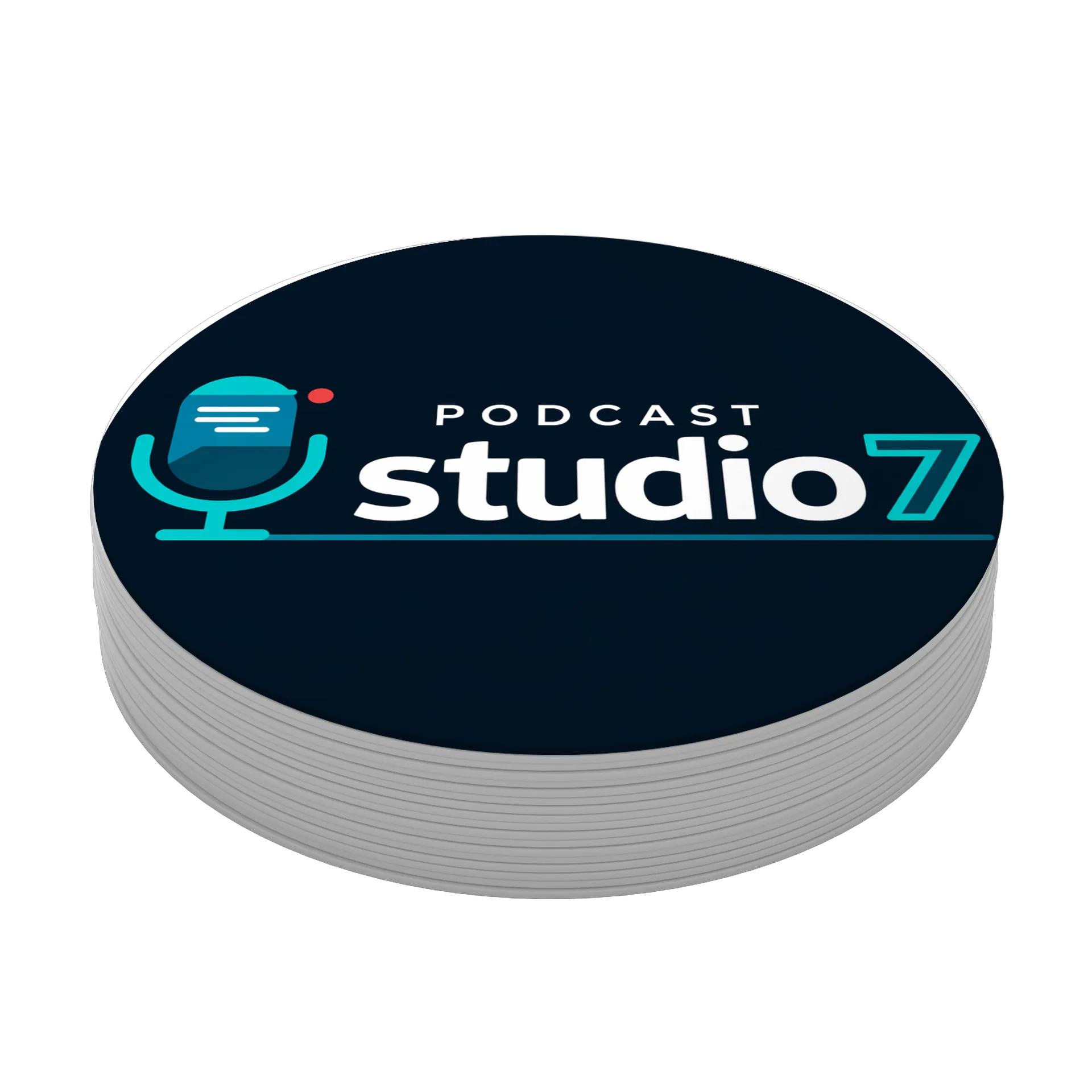 Porta-copos personalizado Studio7podcast de Studio7 Podcast — imagem 3 de 3