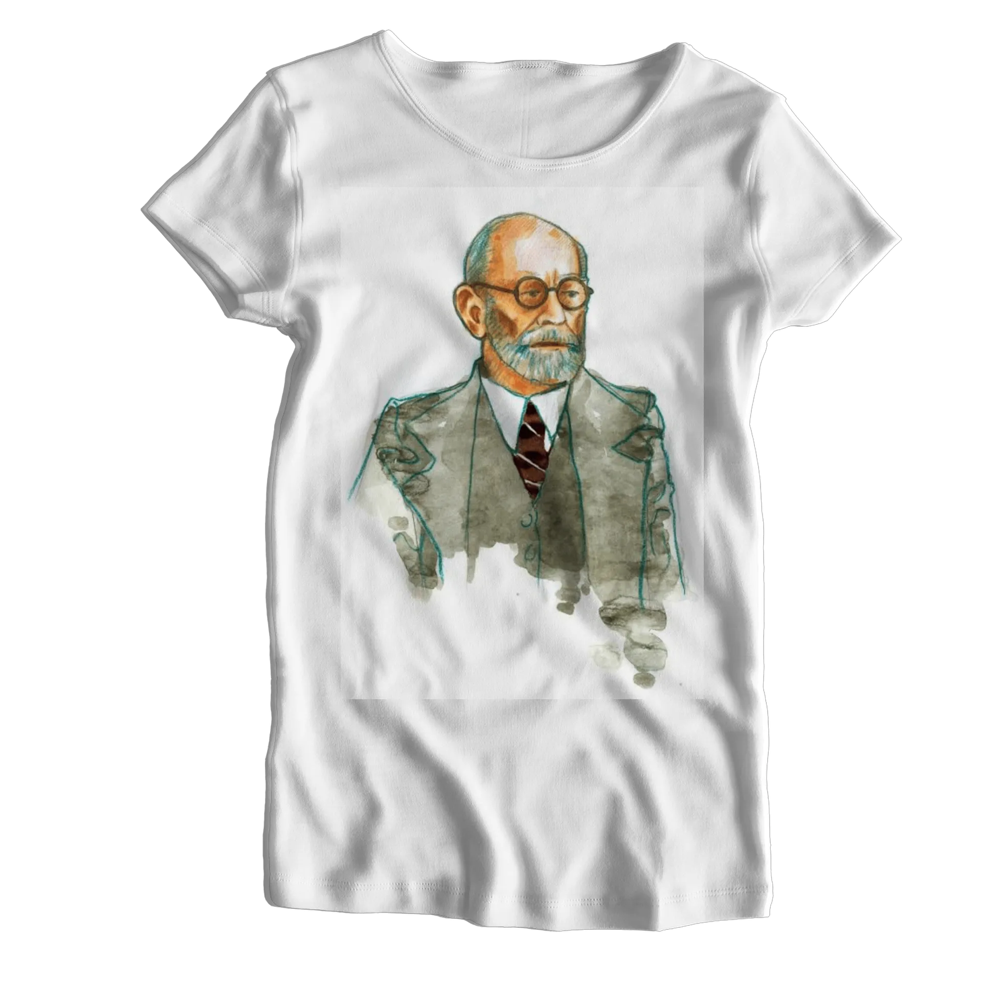 Camiseta Babylook Estampa Psicologia 100% Algodão - Imagem 1