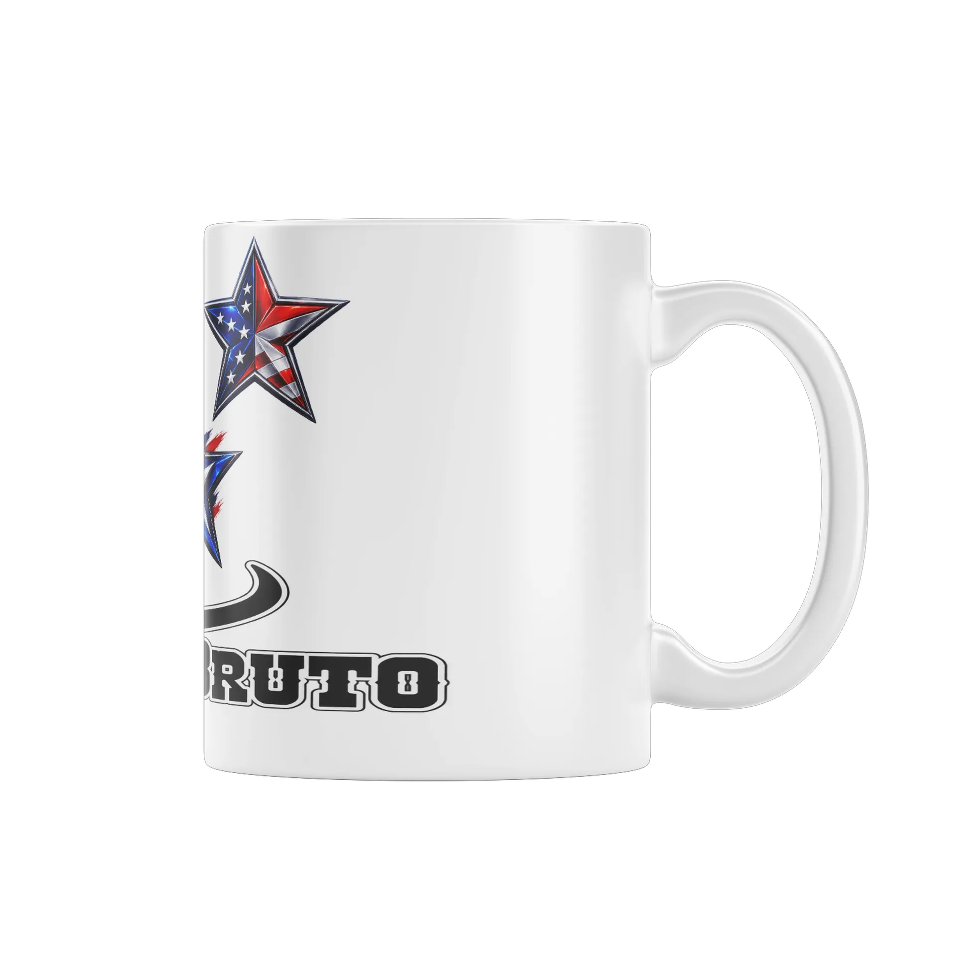 Caneca Estampa Estrelas Vermelhas 325ml - Imagem 1