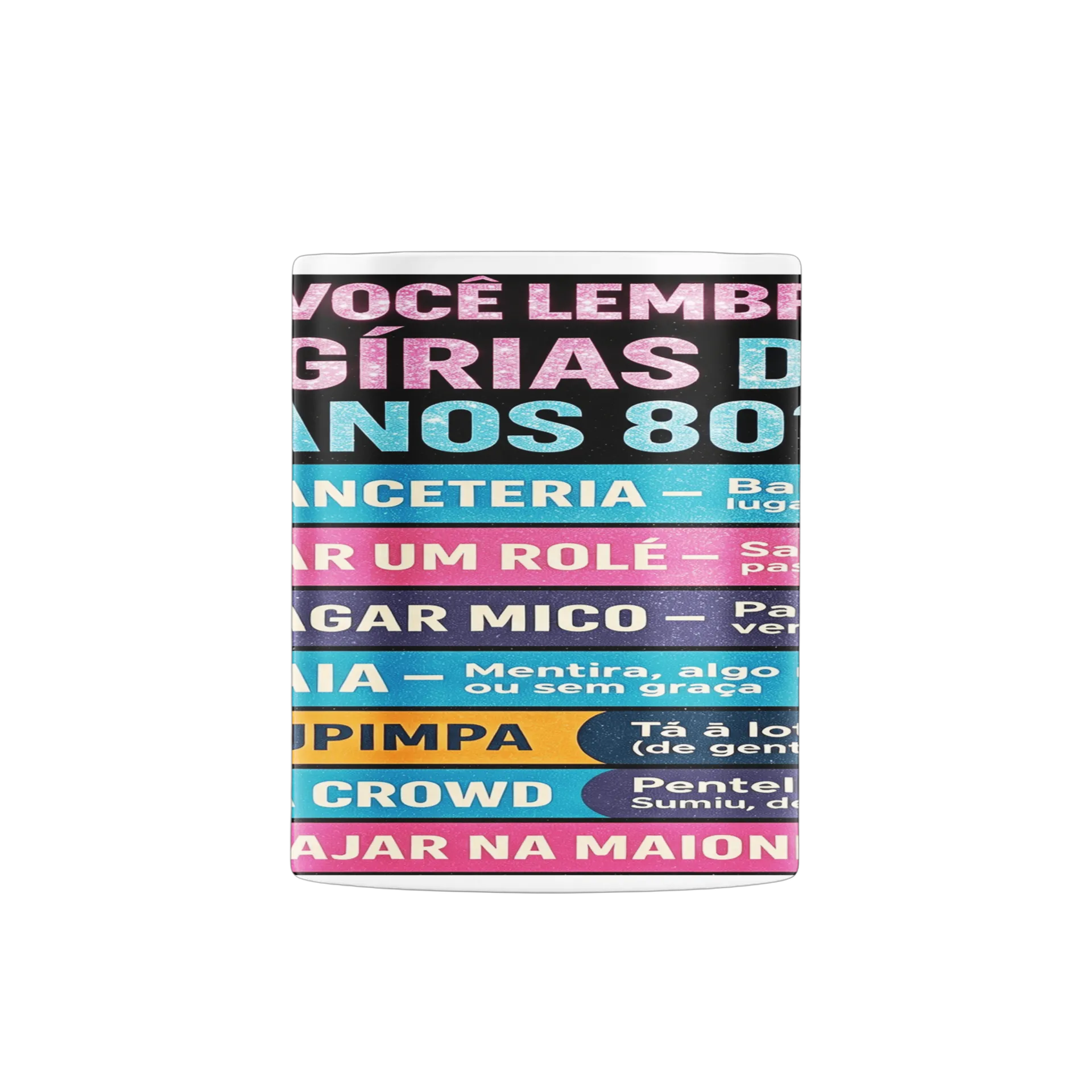 Caneca Palette Frases Retro 325ml - Imagem 2