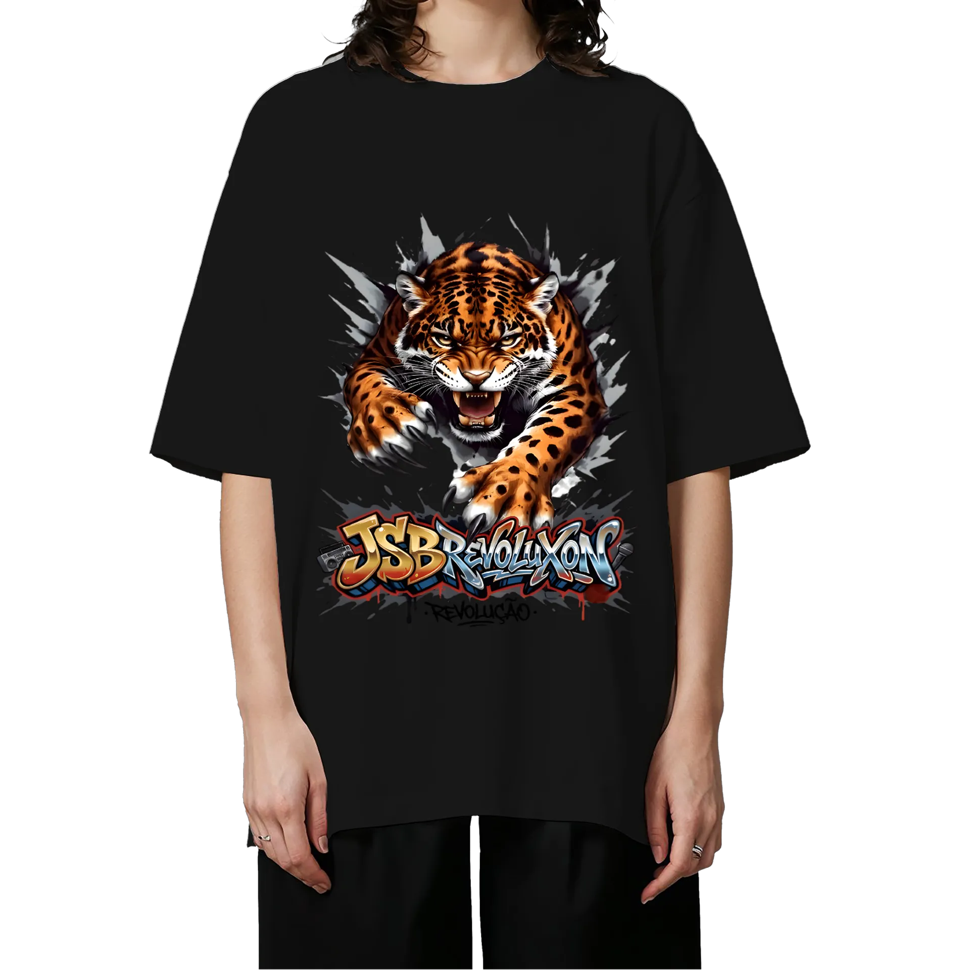 Camiseta jsbrevoluxon Oversized - Imagem 4
