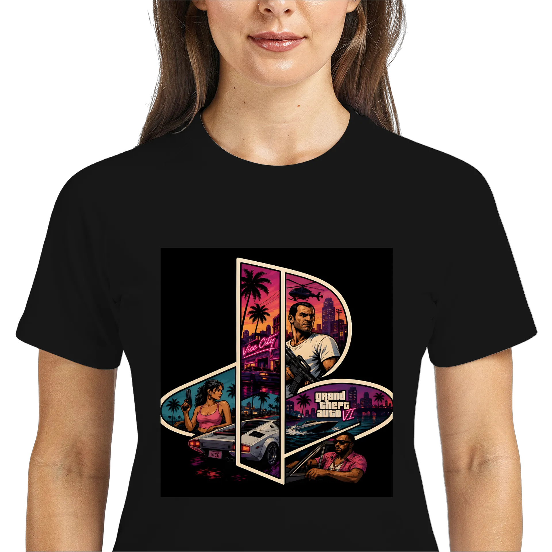 Camiseta Dry Fit Grand Theft Auto V - Imagem 3