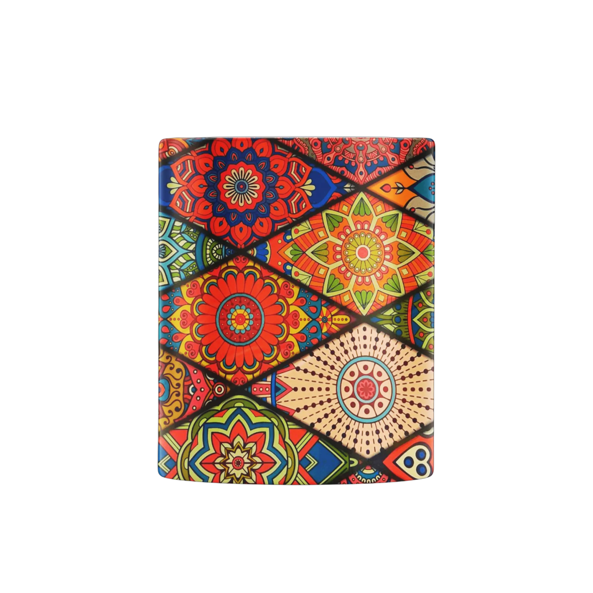 Caneca Porcelana Mandala Colorida 325ml - Imagem 2