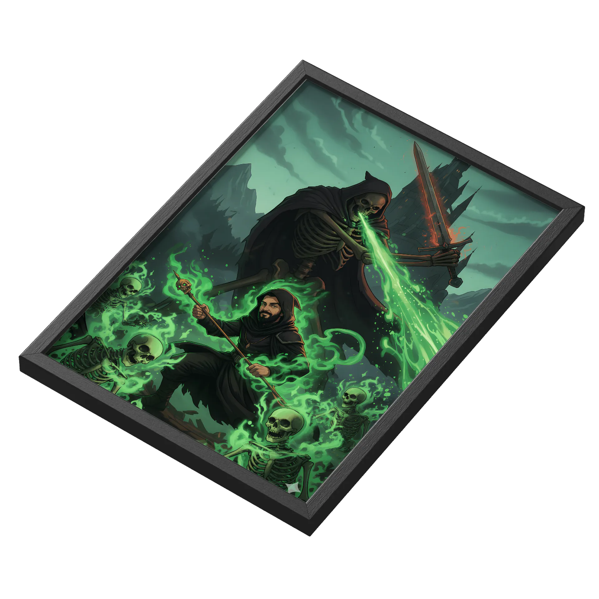 Quadro A3 personalizado Com Vidro de NecroGamer — imagem 3 de 3