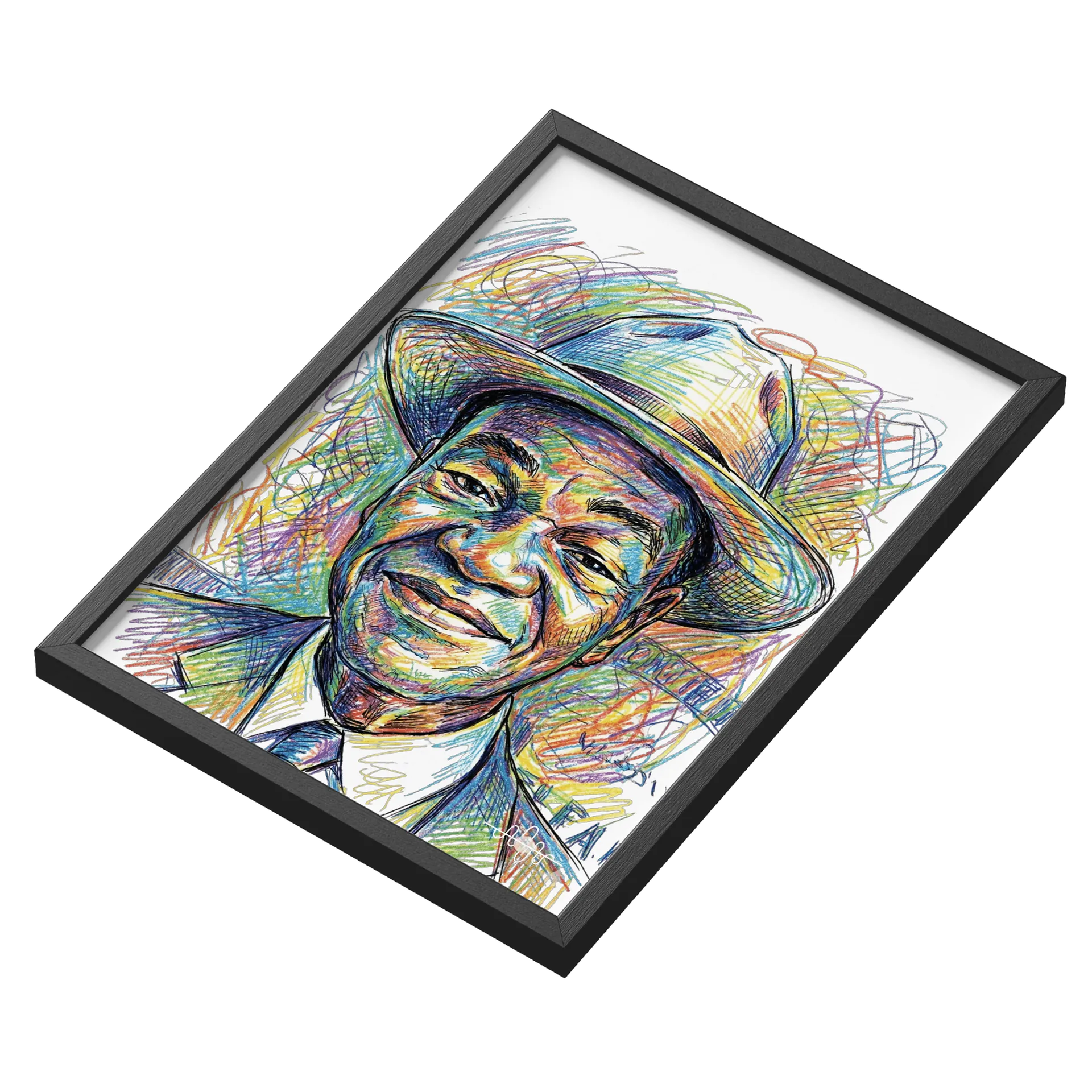Quadro A3 Clube do Samba & Choro - Pixinguinha - Imagem 3