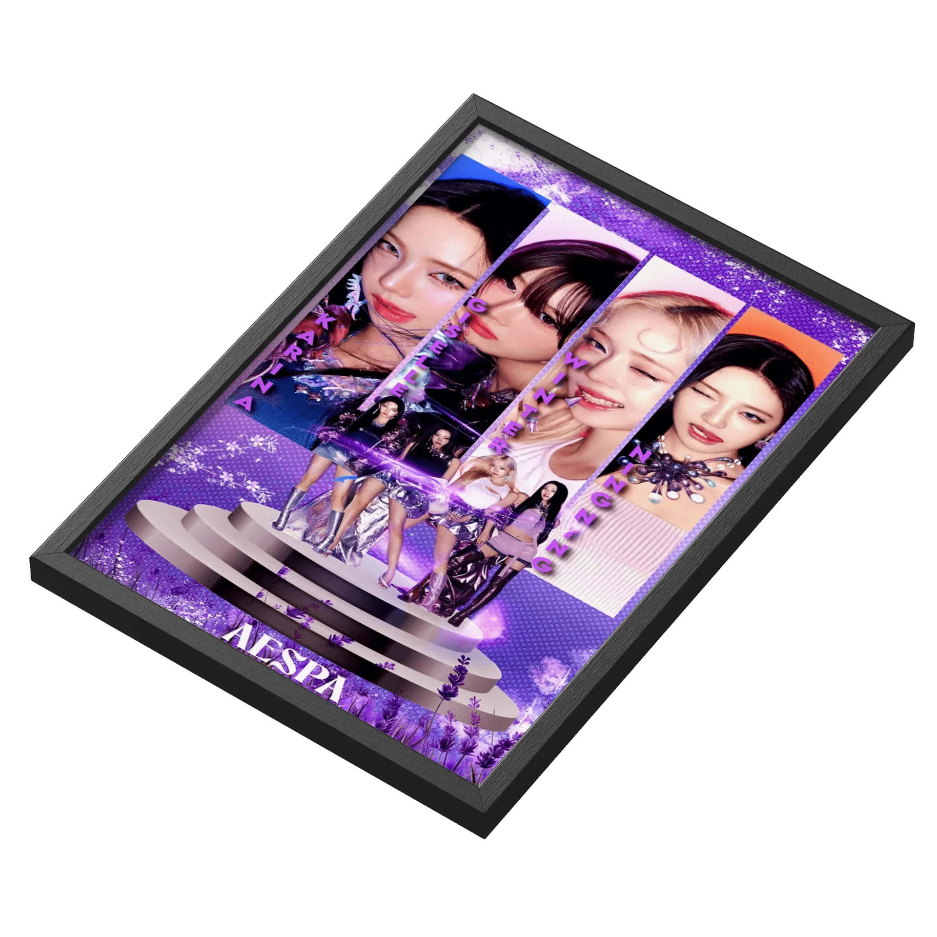 Quadro Personalizado A3 MDF e Vidro - Imagem 3