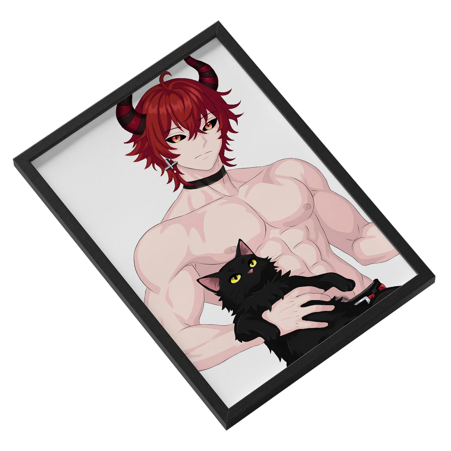 Quadro A3 personalizado Com Vidro de Liebe Akuma — imagem 2 de 3