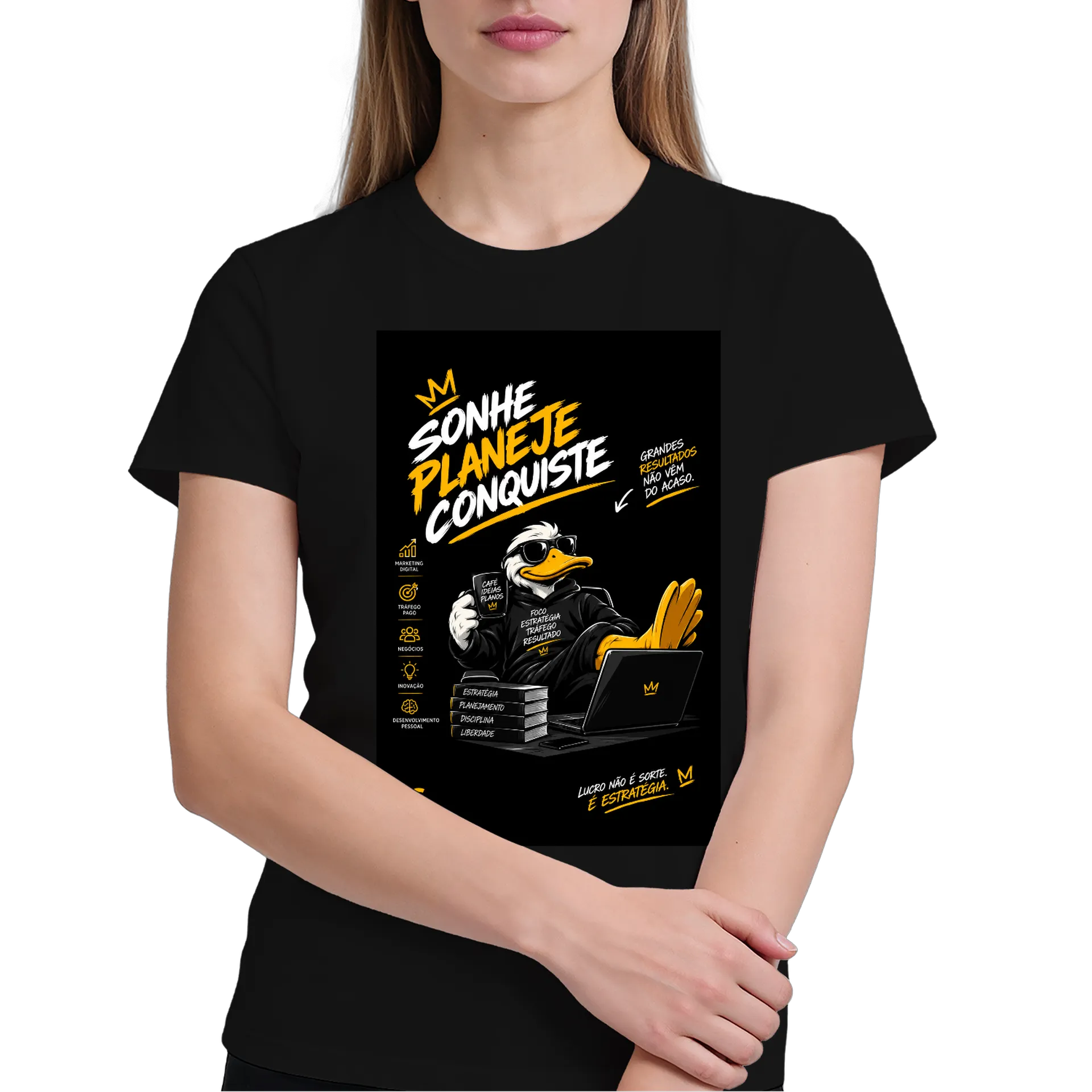 SONHE • PLANEJE • CONQUISTE Camiseta personalizada - Imagem 3