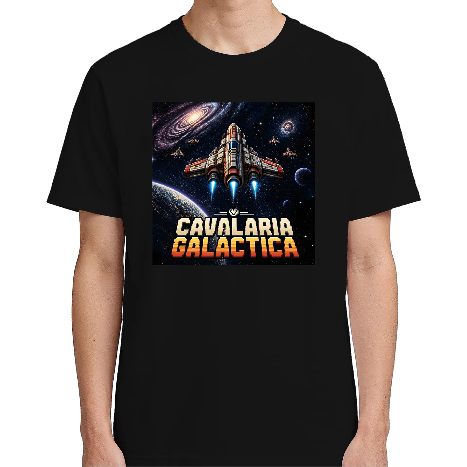 Camiseta Cavalaria Galáctica_v2 de Construindo Novo Humano — imagem 4 de 6
