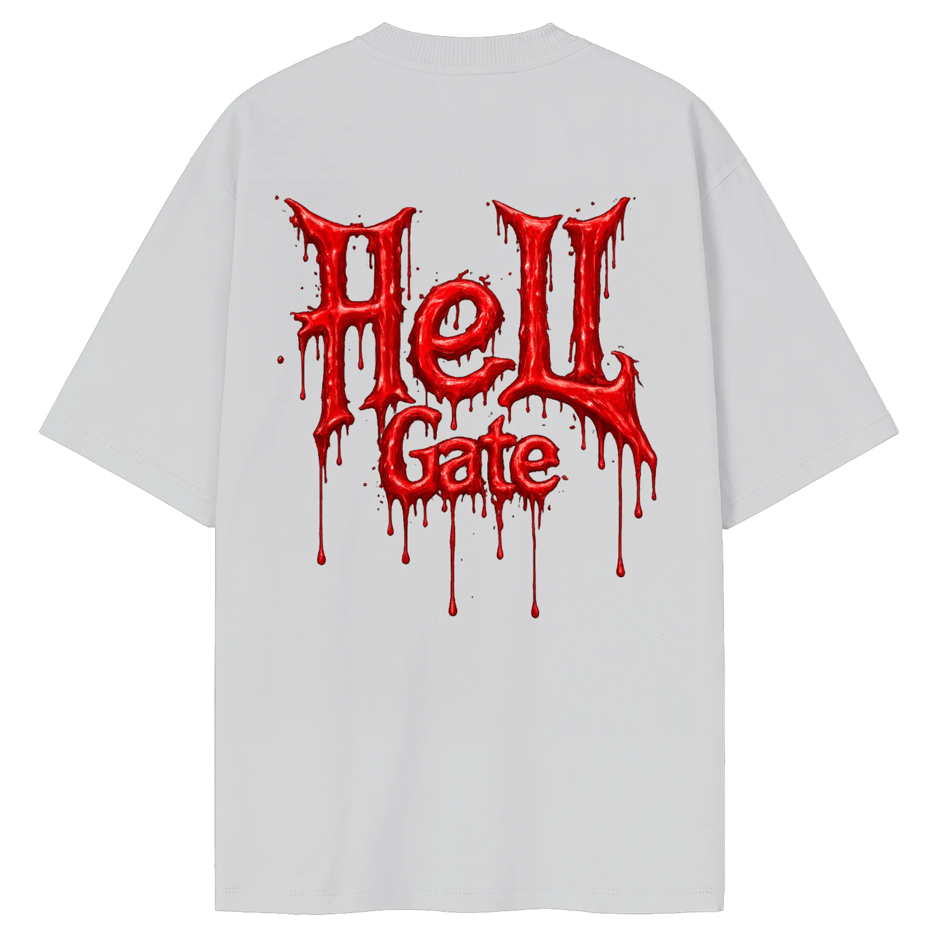 Camiseta Hell Blood Hand Oversized - Imagem 2