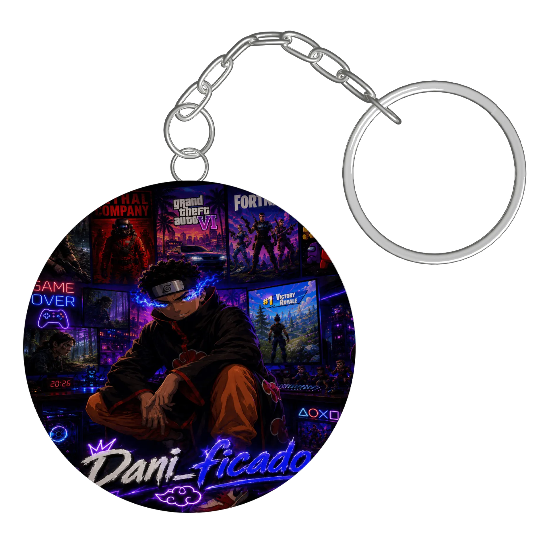 Chaveiro personalizado de Dani_ficado — imagem 2 de 3