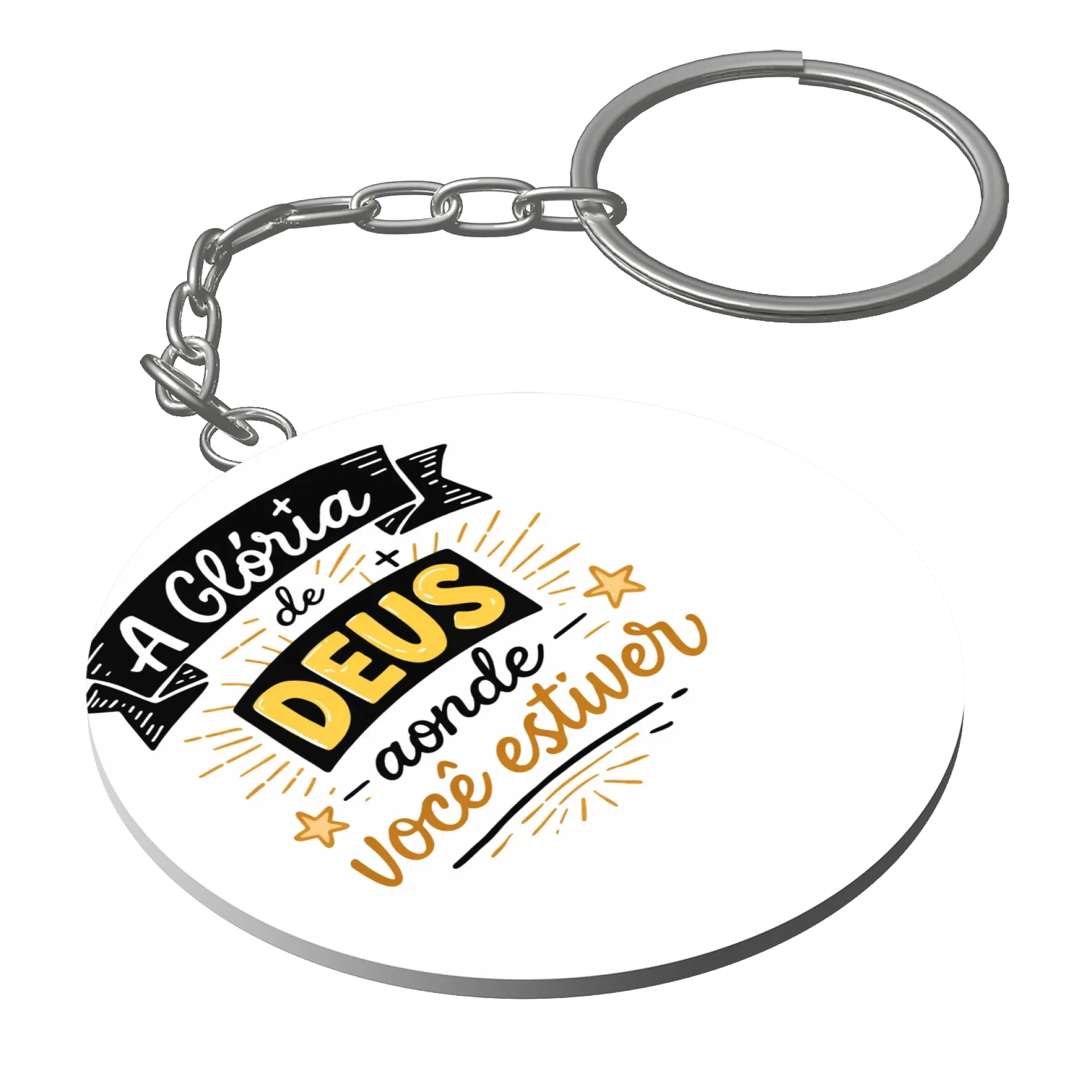 Chaveiro personalizado de Podcast Shekinah