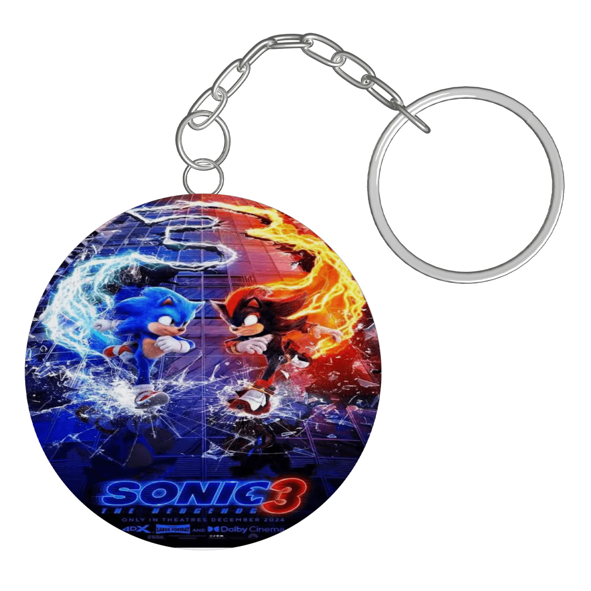 Chaveiro personalizado sonic - Imagem 2