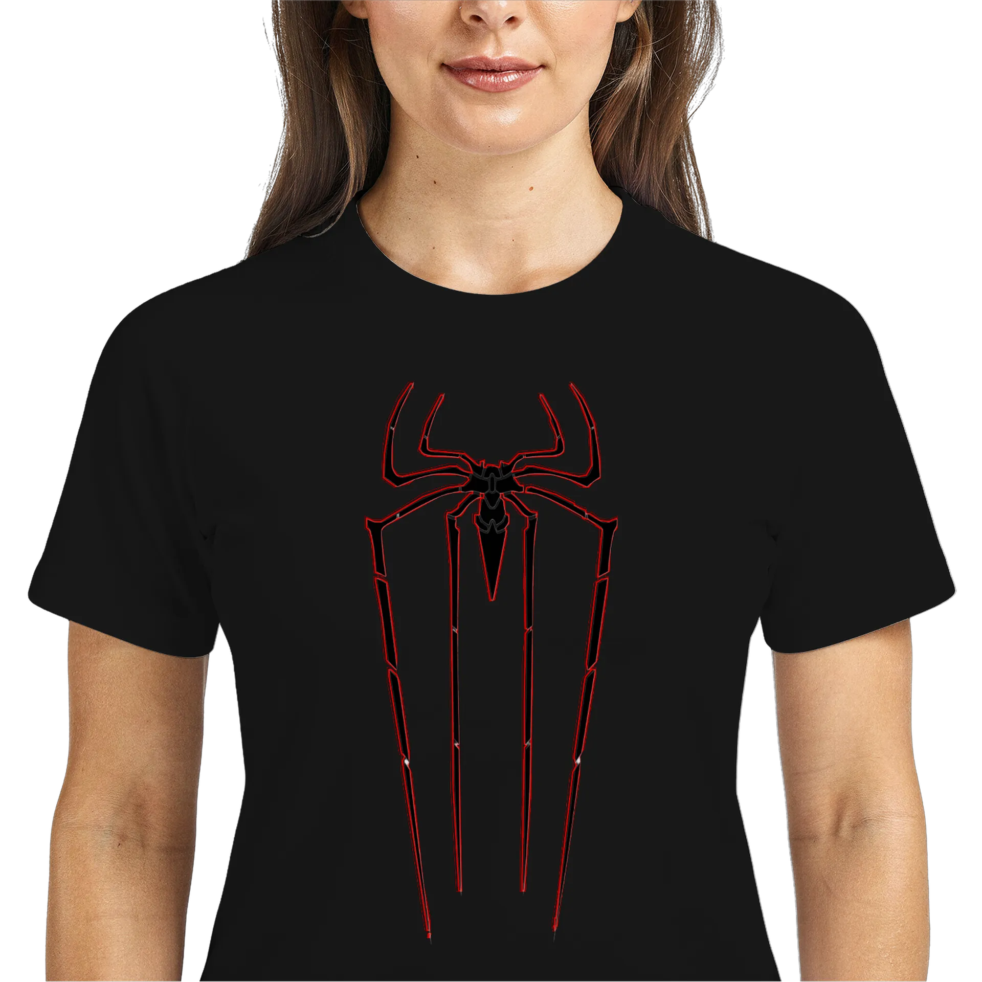Camiseta Dry Fit Aranha Vermelha 100% Algodão - Imagem 3
