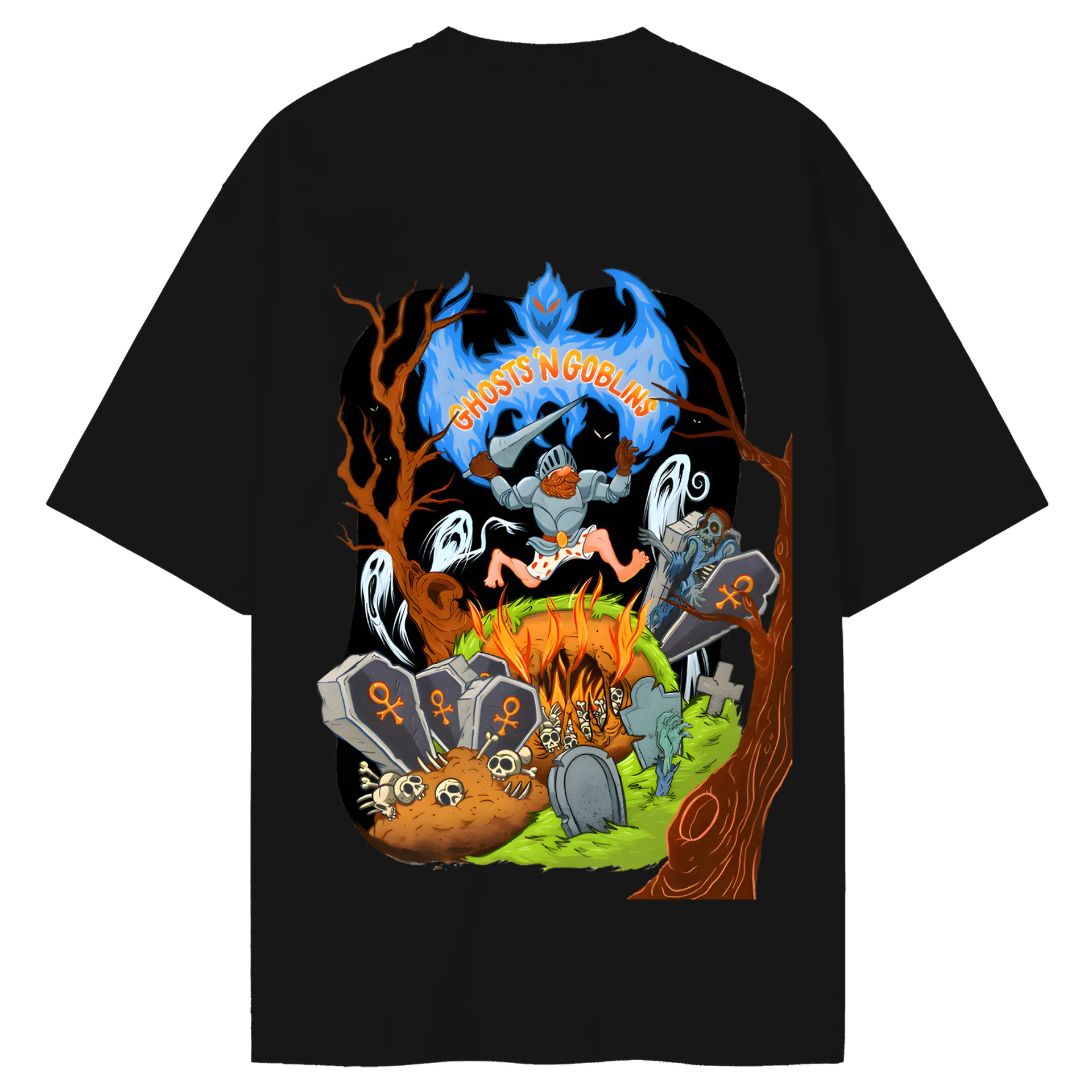 Camiseta Oversized Ghost N Goblins - Imagem 1